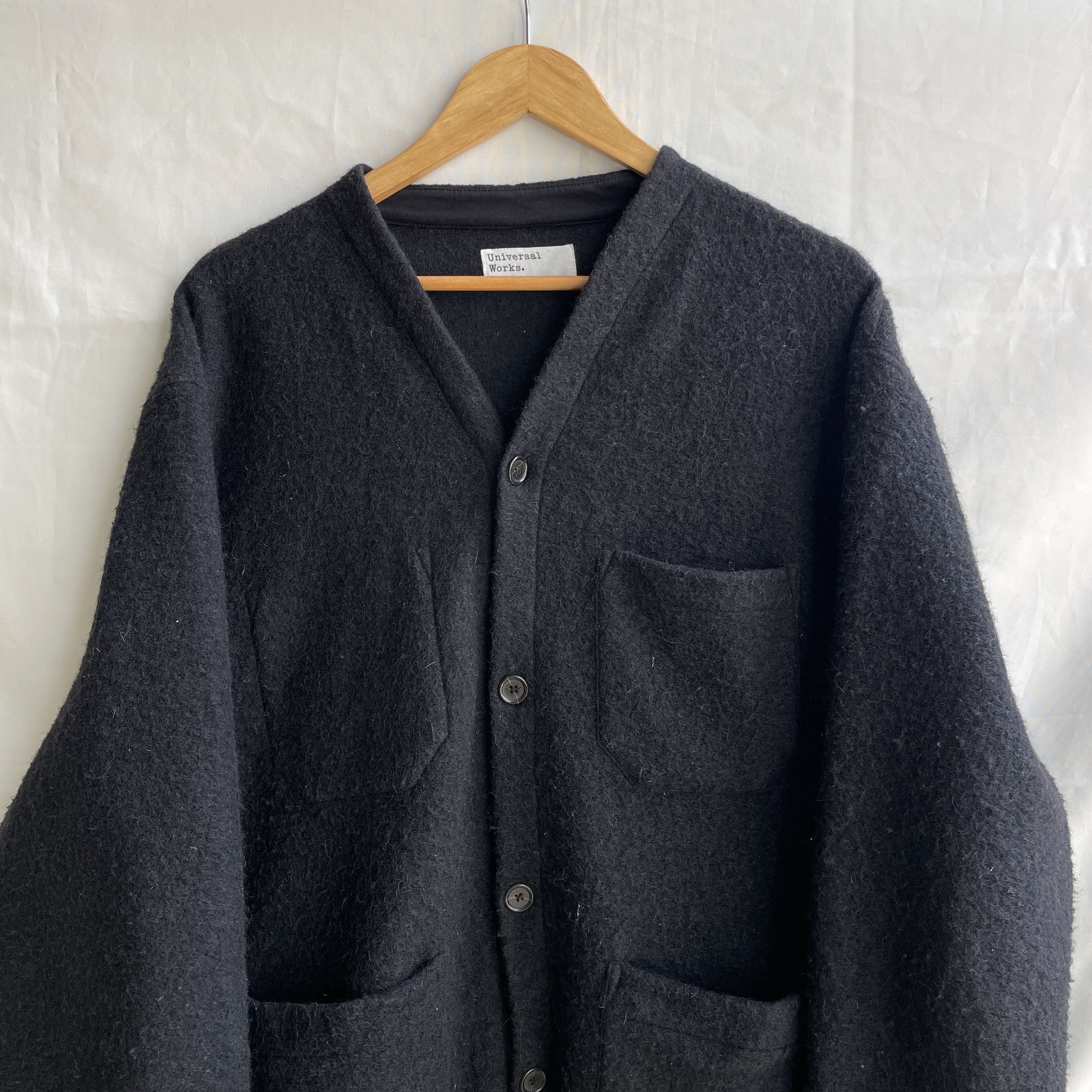 Universal Works Universal Works Dark Navy Fleece Wool Chore Cardigan Size US XXL / EU 58 / 5 - 3 Thumbnail