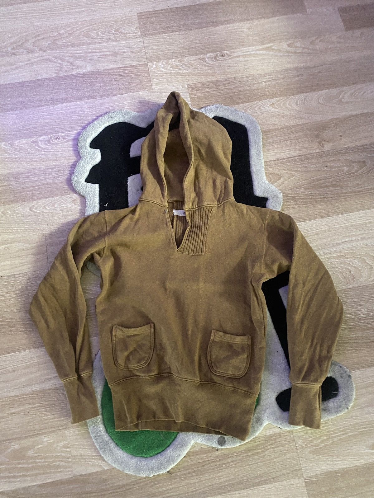 image of Kapital Kira Hitara Hoodie in Brown, Men's (Size XS)