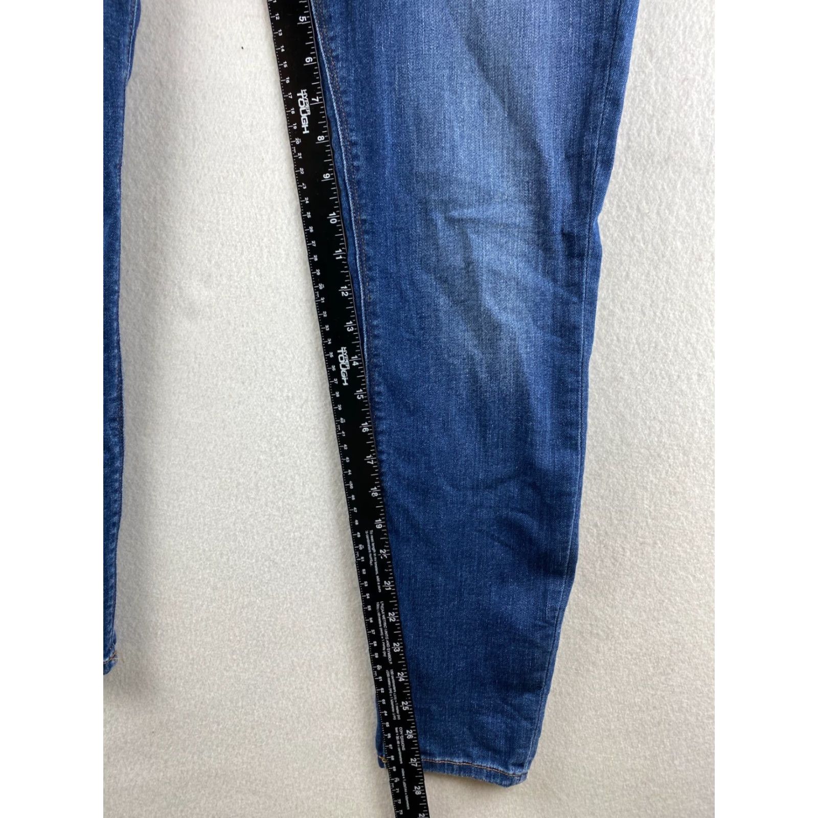 Hudson Hudson Jeans Womens 29 Ankle Tapered Stretch Distressed Denim Dark Wash 29x27 Jeans Mens? Size 29" - 6 Thumbnail