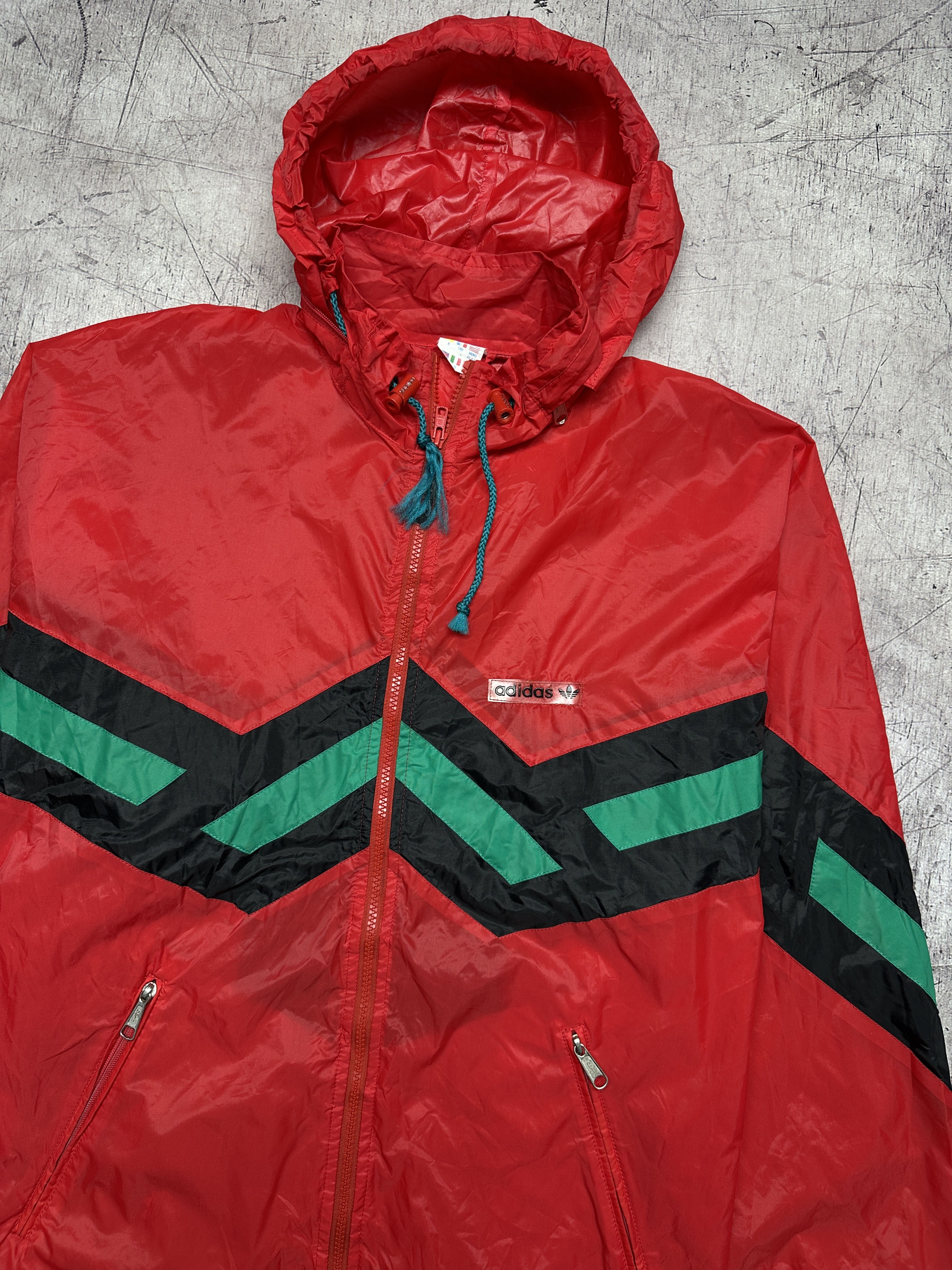 Adidas Adidas 90s Vintage Mens Nylon Jacket Size US L / EU 52-54 / 3 - 2 Thumbnail