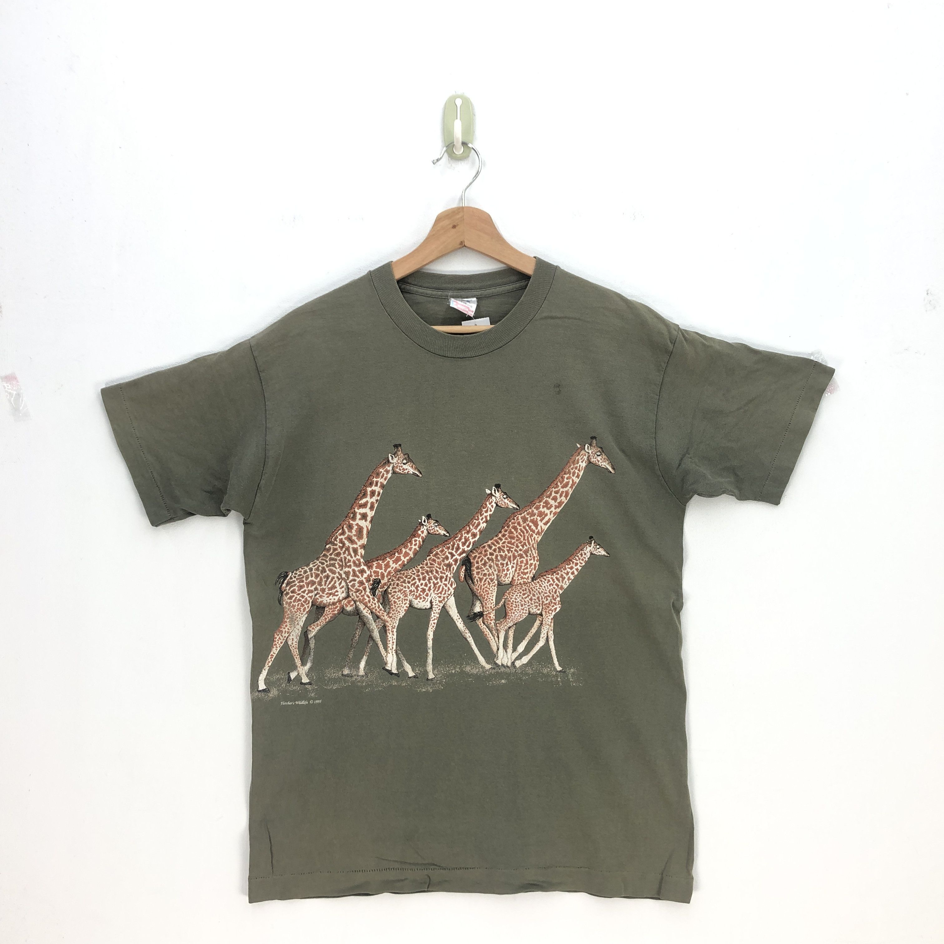 Habitat Vintage Animal T Shirt Giraffe Habitat Zoo 56789 Size US M / EU 48-50 / 2 - 1 Thumbnail