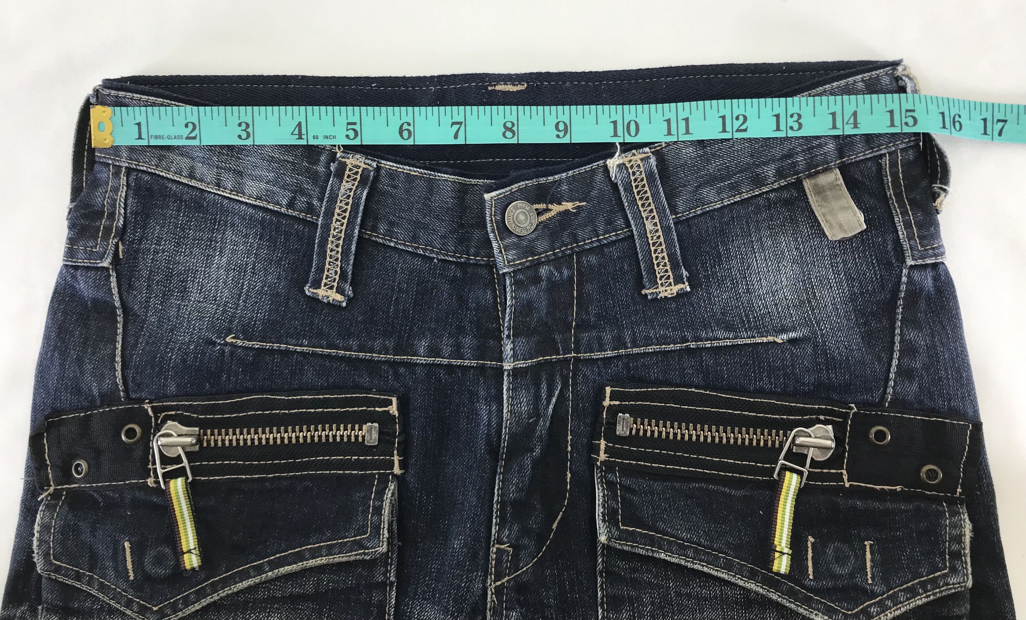 PPFM PPFM Tactical Pocket Zipper Design Jeans Size US 30 / EU 46 - 17 Thumbnail