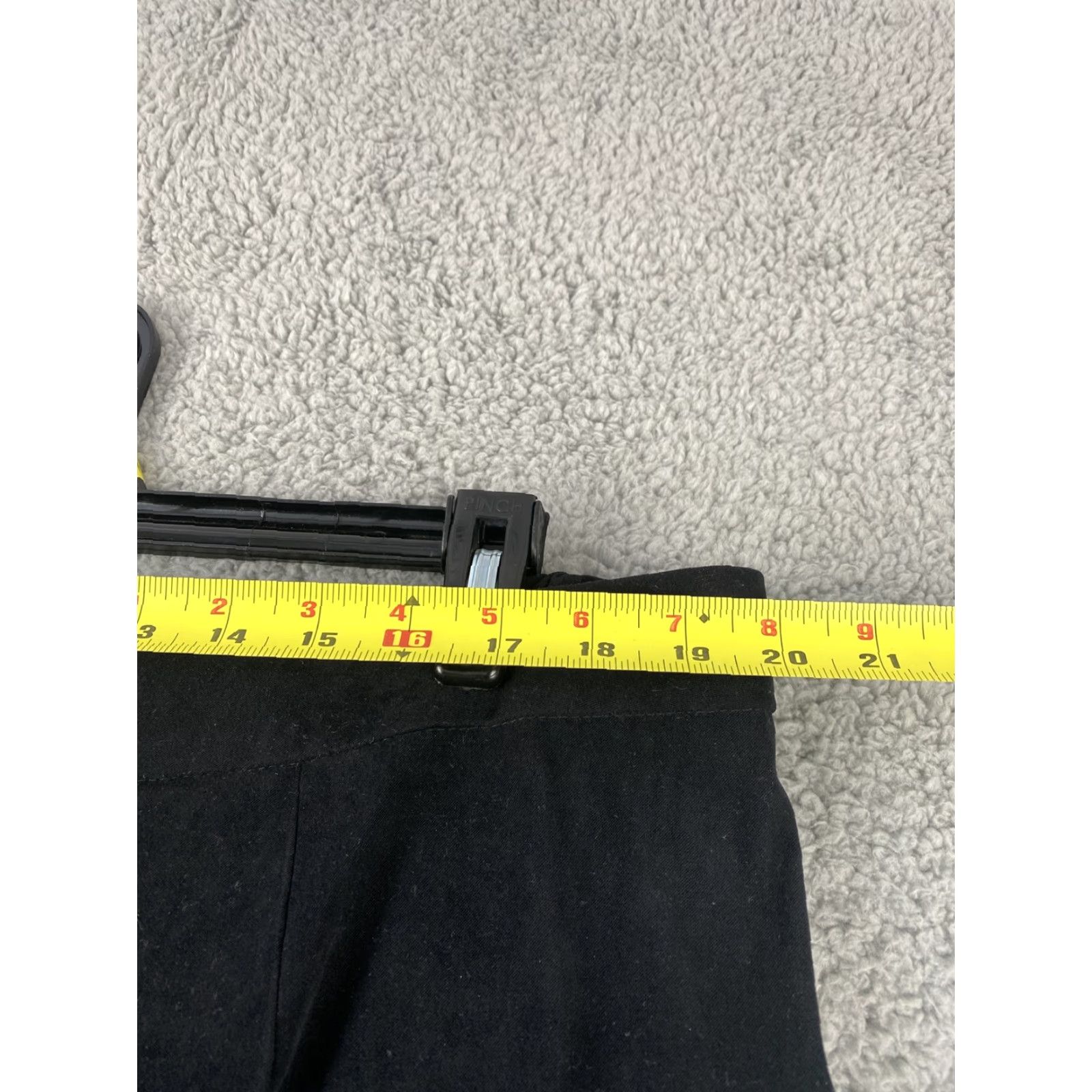 George George Think Slim Dress Pants Womens Flat Front Size 24W Black 42-20 Slimming Flat Front Dress Pants Women Plus Size Straight Leg Office Workwear Size 42" / US 20 - 4 Thumbnail