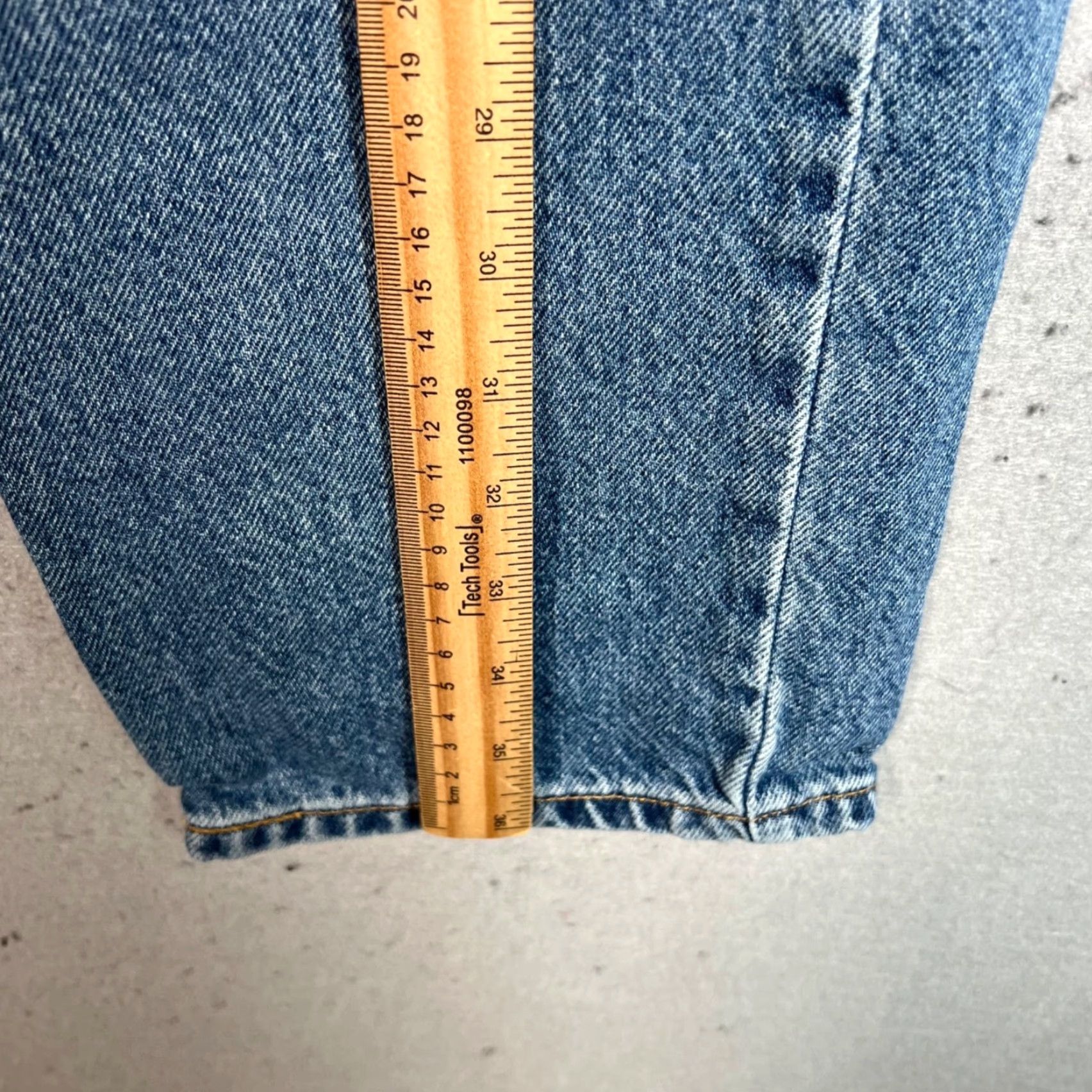 Levi's Levis 550 Womens 16 Slim Relaxed Fit Slim Blue Denim Jeans Mid-Rise 100% Cotton Size 38" / US 16 / IT 52 - 6 Thumbnail