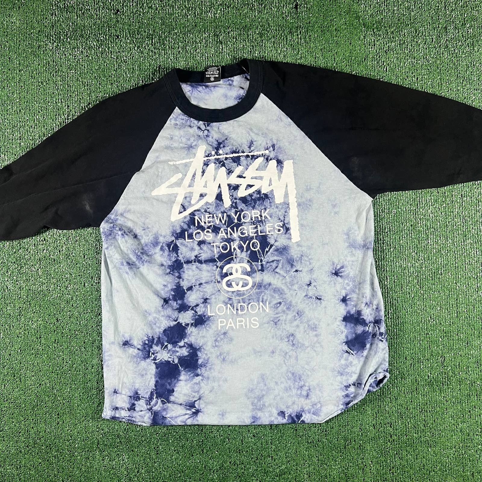 Stussy Raglan T Shirt | Grailed