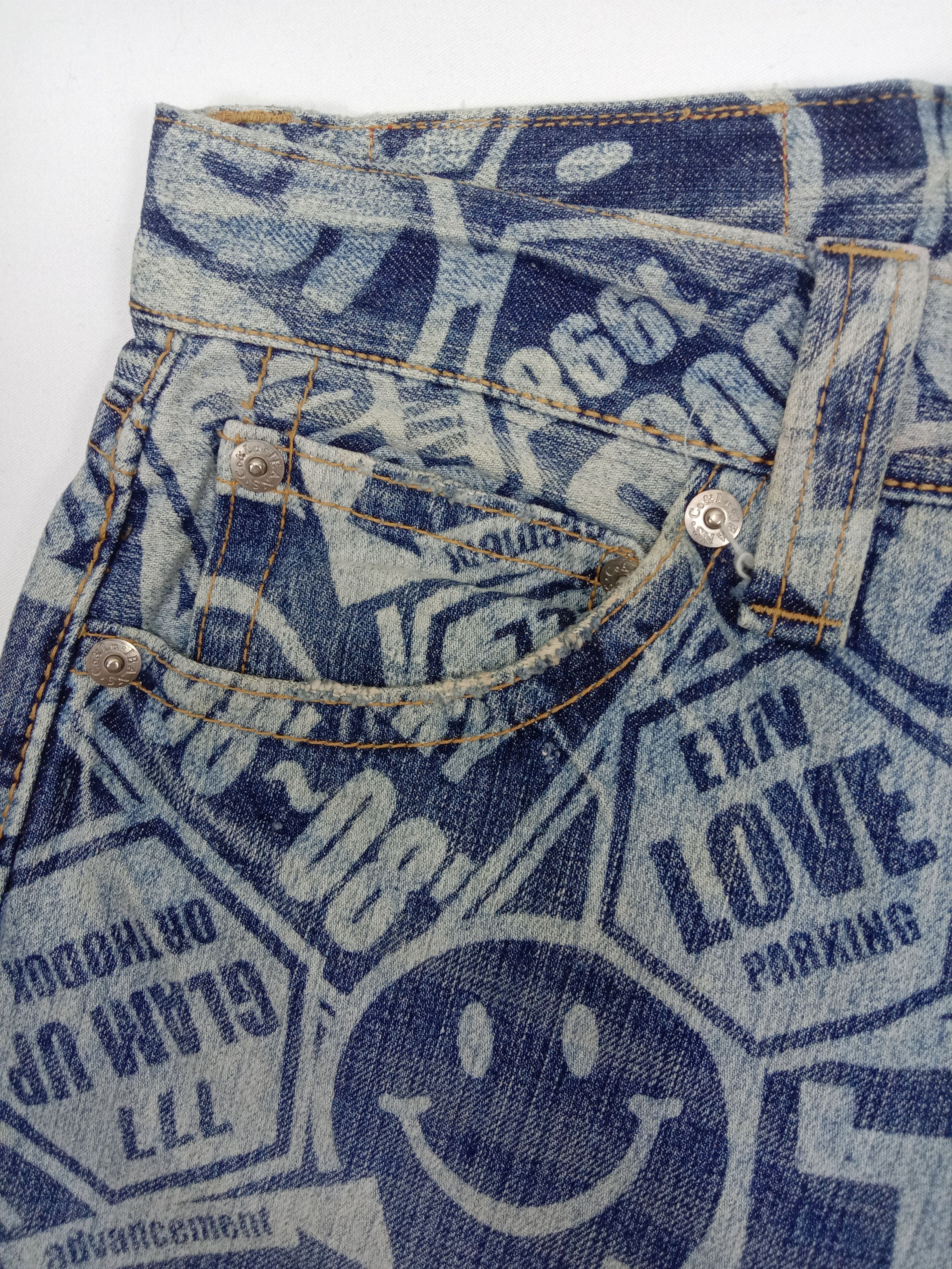 Hysteric Glamour Japanese Flare Co&Lu Full Print Hysteric Glamour Style Jeans Size US 29 - 10 Thumbnail
