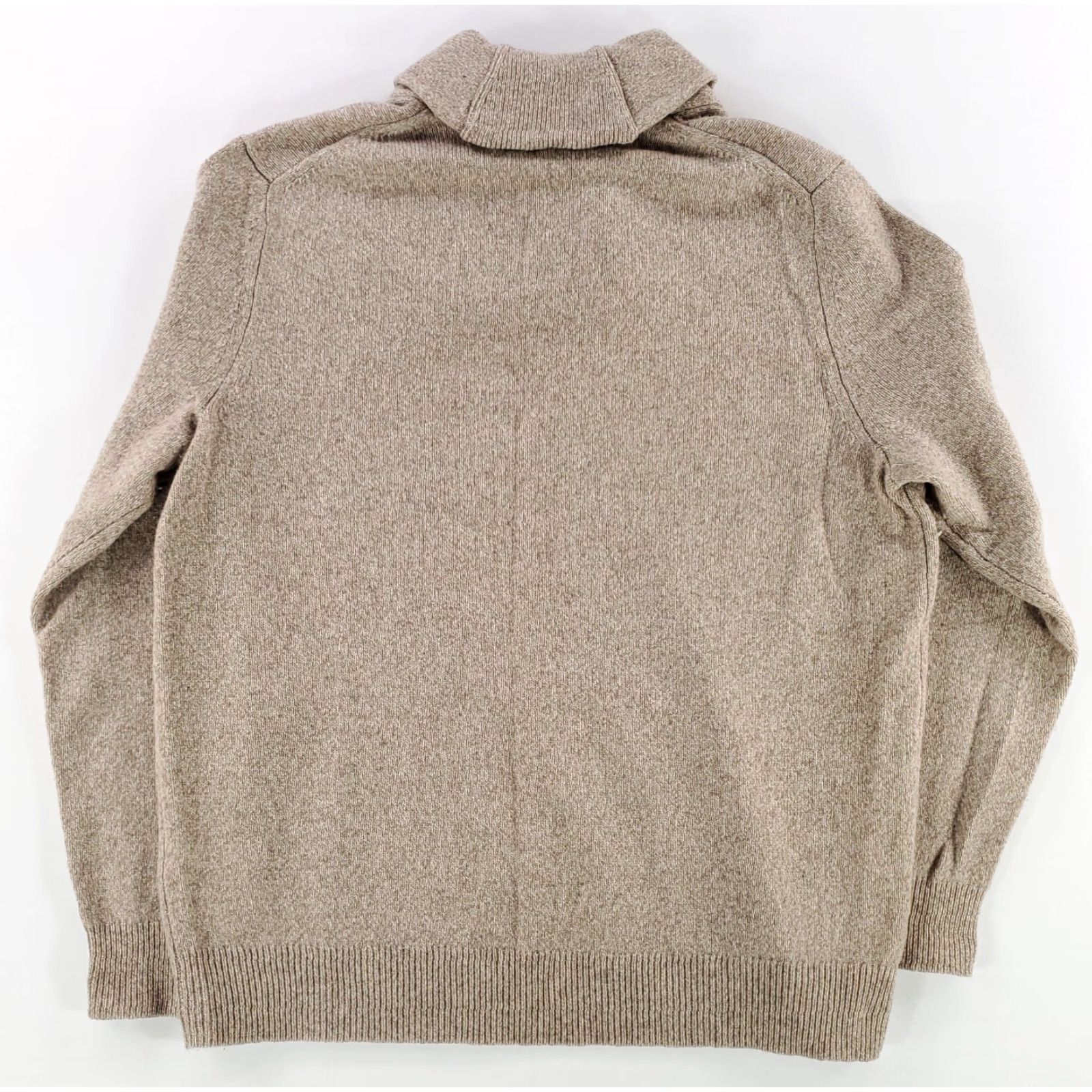 Banana Republic Banana Republic Sweater XL Mens Brown 100% Merino Shawl Collar Italian Yarn Pullover Size US XL / EU 56 / 4 - 6 Thumbnail