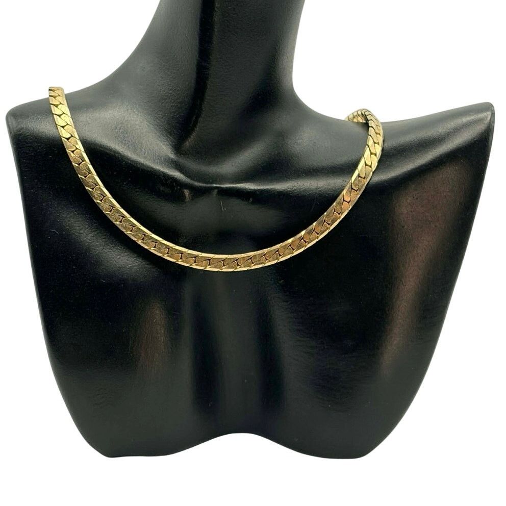 Other Vintage Gold Herringbone Men's Necklace Size ONE SIZE - 1 Thumbnail