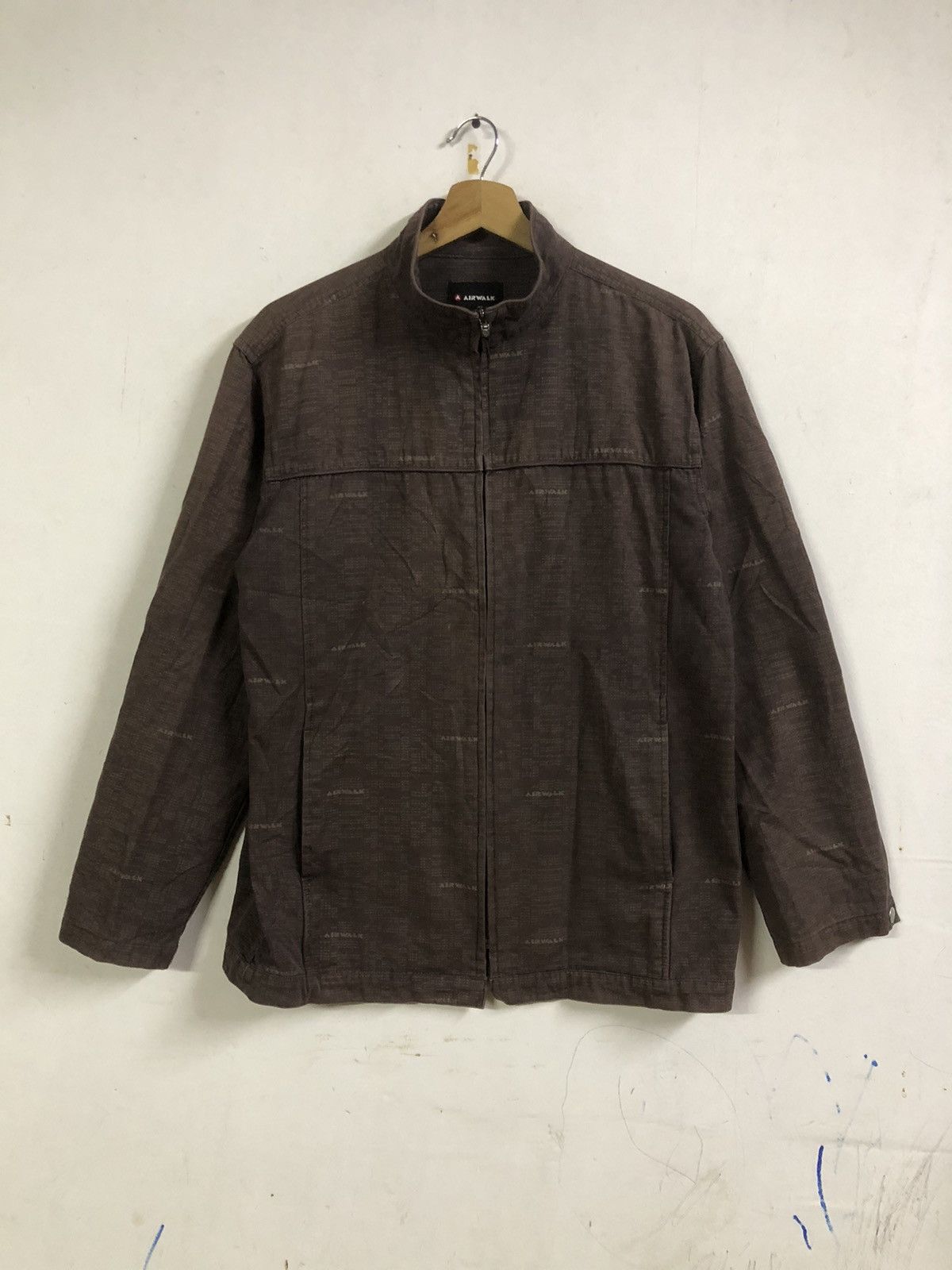 Airwalk × Japanese Brand Airwalk Monogram Zipper Jacket Size US M / EU 48-50 / 2 - 1 Thumbnail