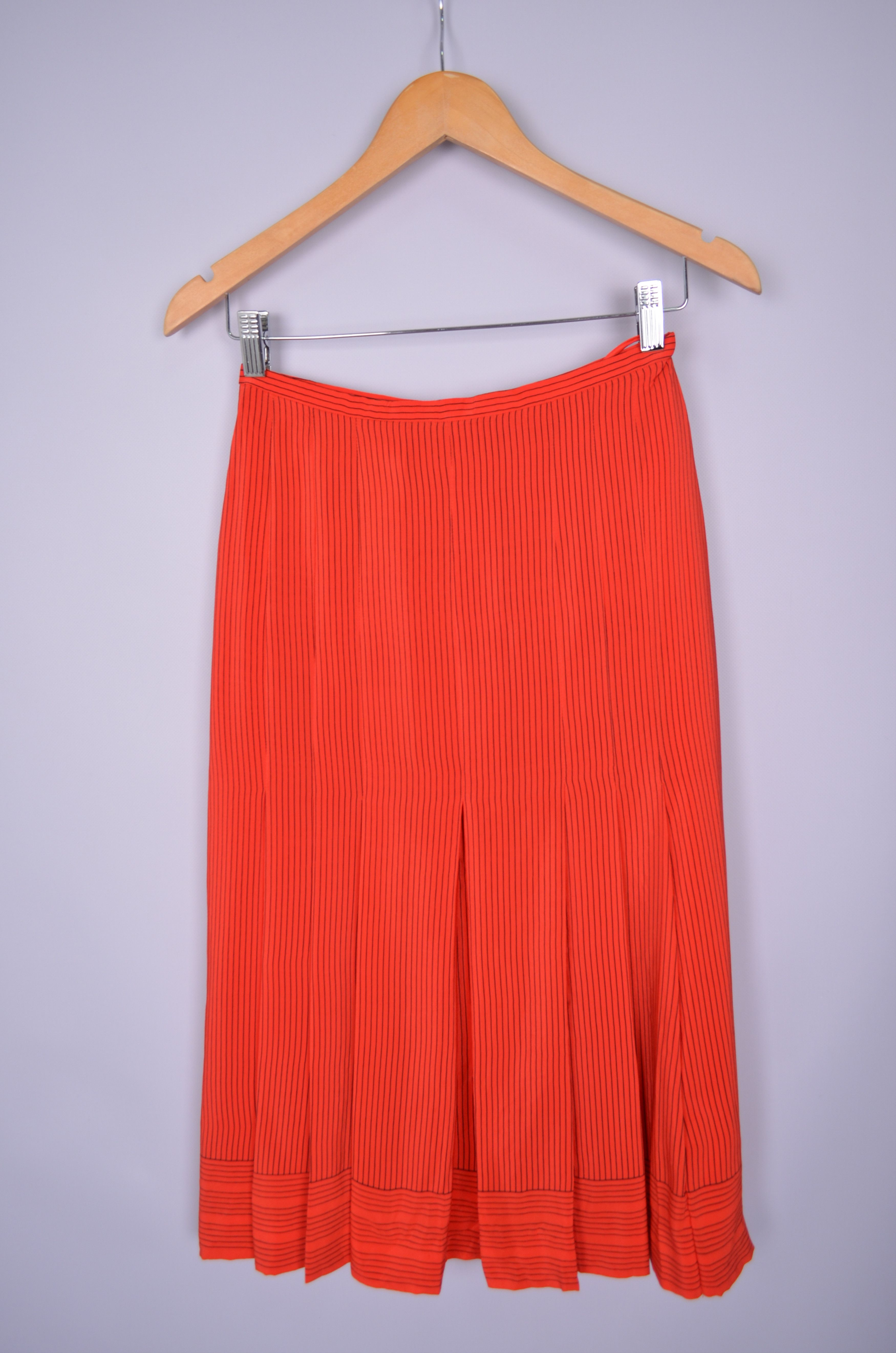Akris × Designer Akris Feldpausch 100% Silk Stripe Suit Blouse Skirt Size 38 Size M / US 6-8 / IT 42-44 - 11 Thumbnail