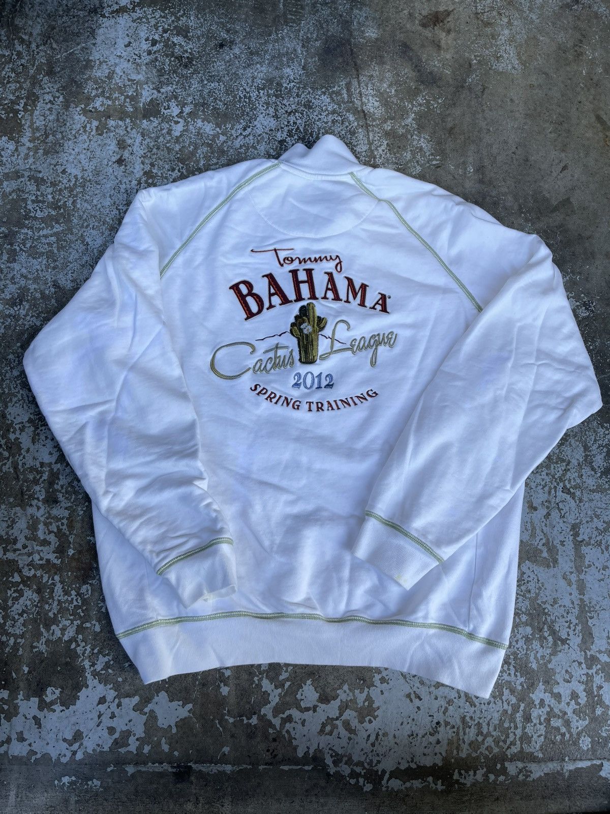 Tommy Bahama Vintage 2012 Tommy Bahama MLB Spring Training Quarter Zip Size US XL / EU 56 / 4 - 1 Thumbnail