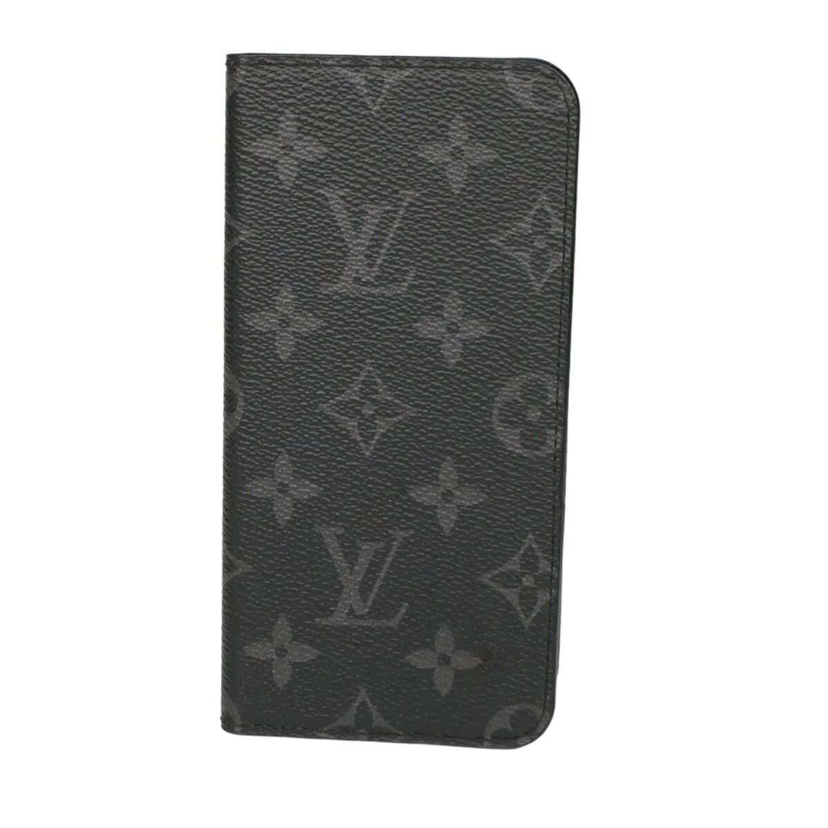 Louis Vuitton Louis Vuitton Folio Monogram Eclipse Case iPhone Size ONE SIZE - 1 Thumbnail