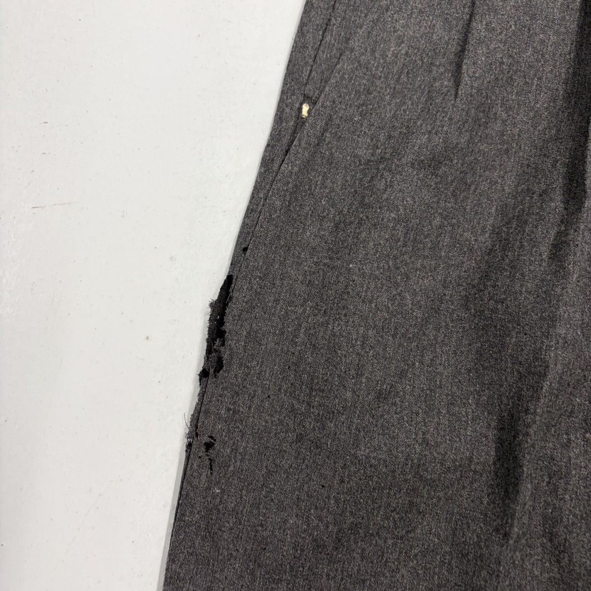 Other NOS Vintage 50s Sunset Loeb Black Pleated Wool Trouser 36x27 Size US 36 / EU 52 - 2 Thumbnail