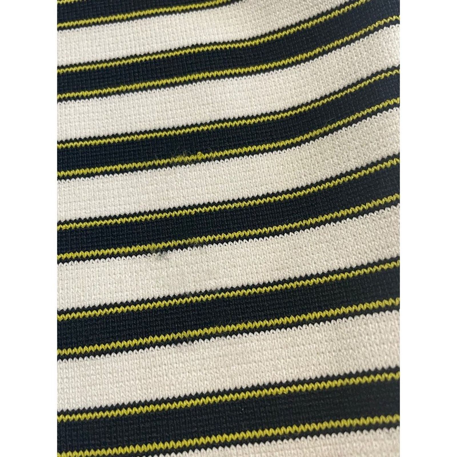 A.L.C. A.L.C Top Pullover White Black and Gold Short Sleeves Small Size S / US 4 / IT 40 - 10 Thumbnail