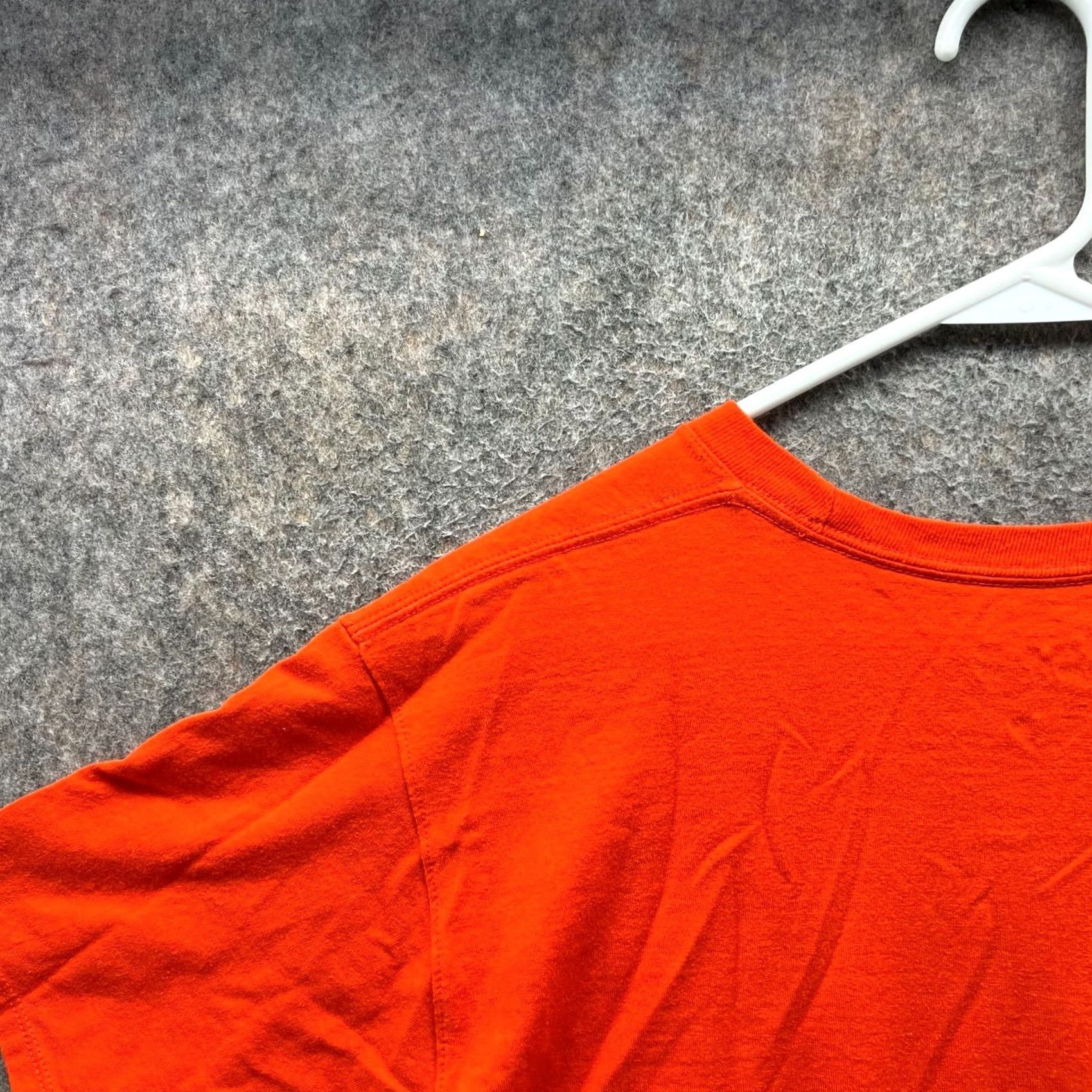 Champion Champion Shirt Mens Medium Orange Graphic Cotton Tee Crewneck Spell Out Y2K Size US M / EU 48-50 / 2 - 3 Thumbnail