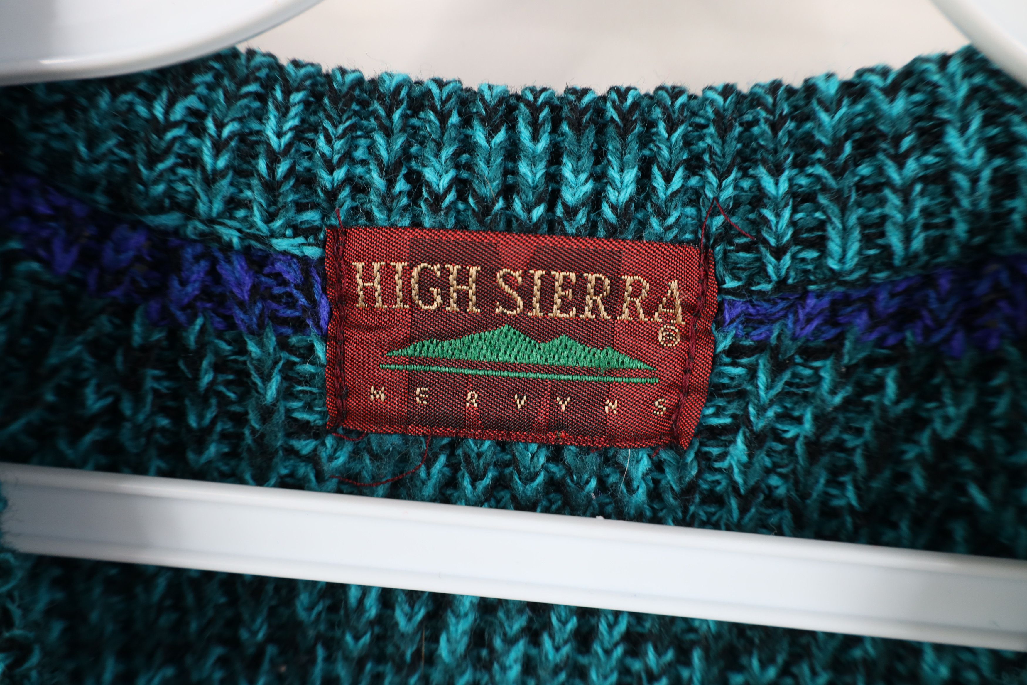 Vintage Vintage 90s Streetwear Block Ribbed Knit Crewneck Sweater Size S / US 4 / IT 40 - 8 Thumbnail