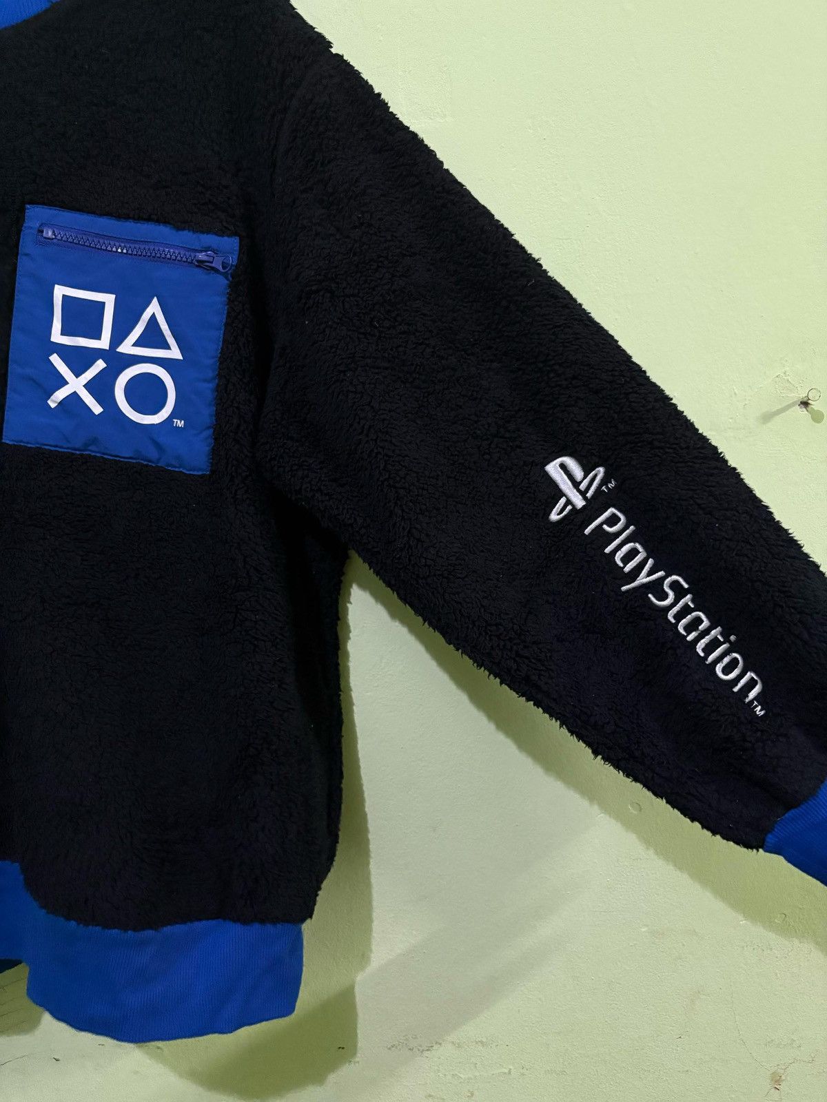 Japanese Brand × Playstation PlayStation Fleece Sweatshirt Button Joystick Logo Design Size US XXL / EU 58 / 5 - 3 Thumbnail