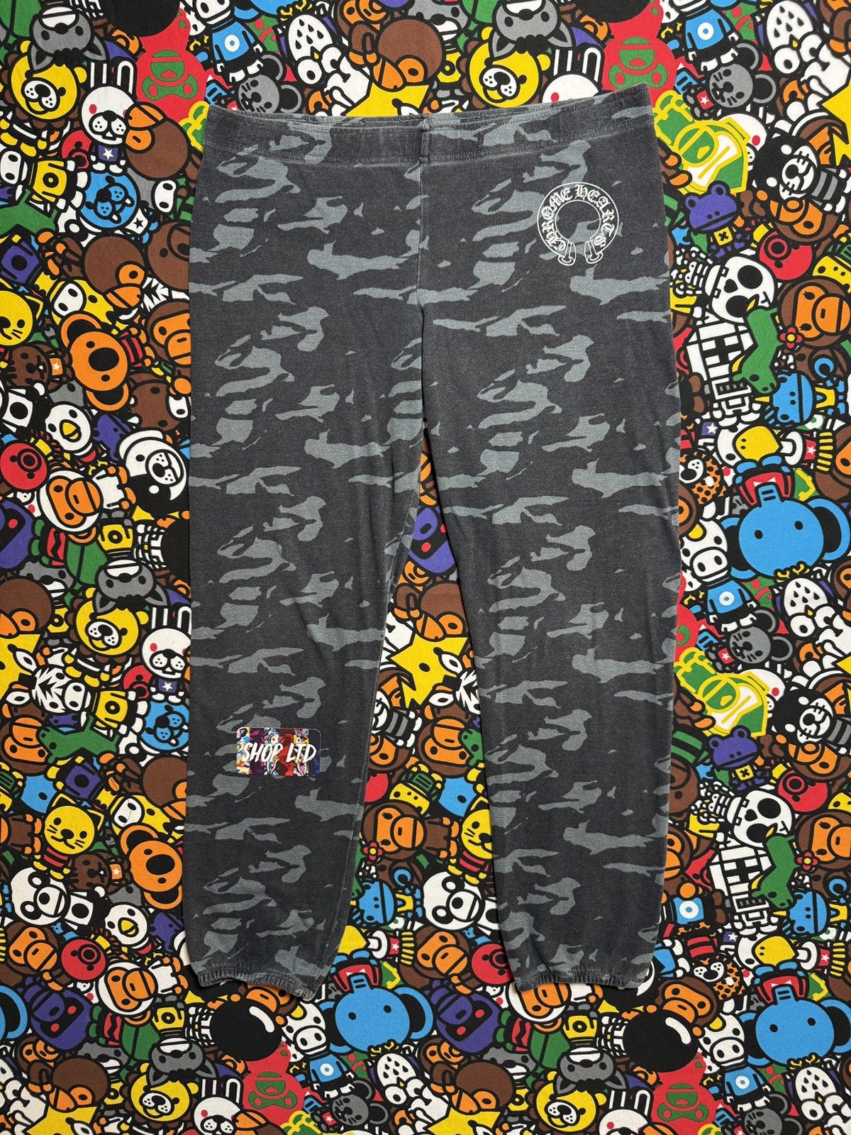Chrome Hearts Chrome Hearts Black Camo Horseshoe Logo Sweatpants Size US 30 / EU 46 - 1 Thumbnail
