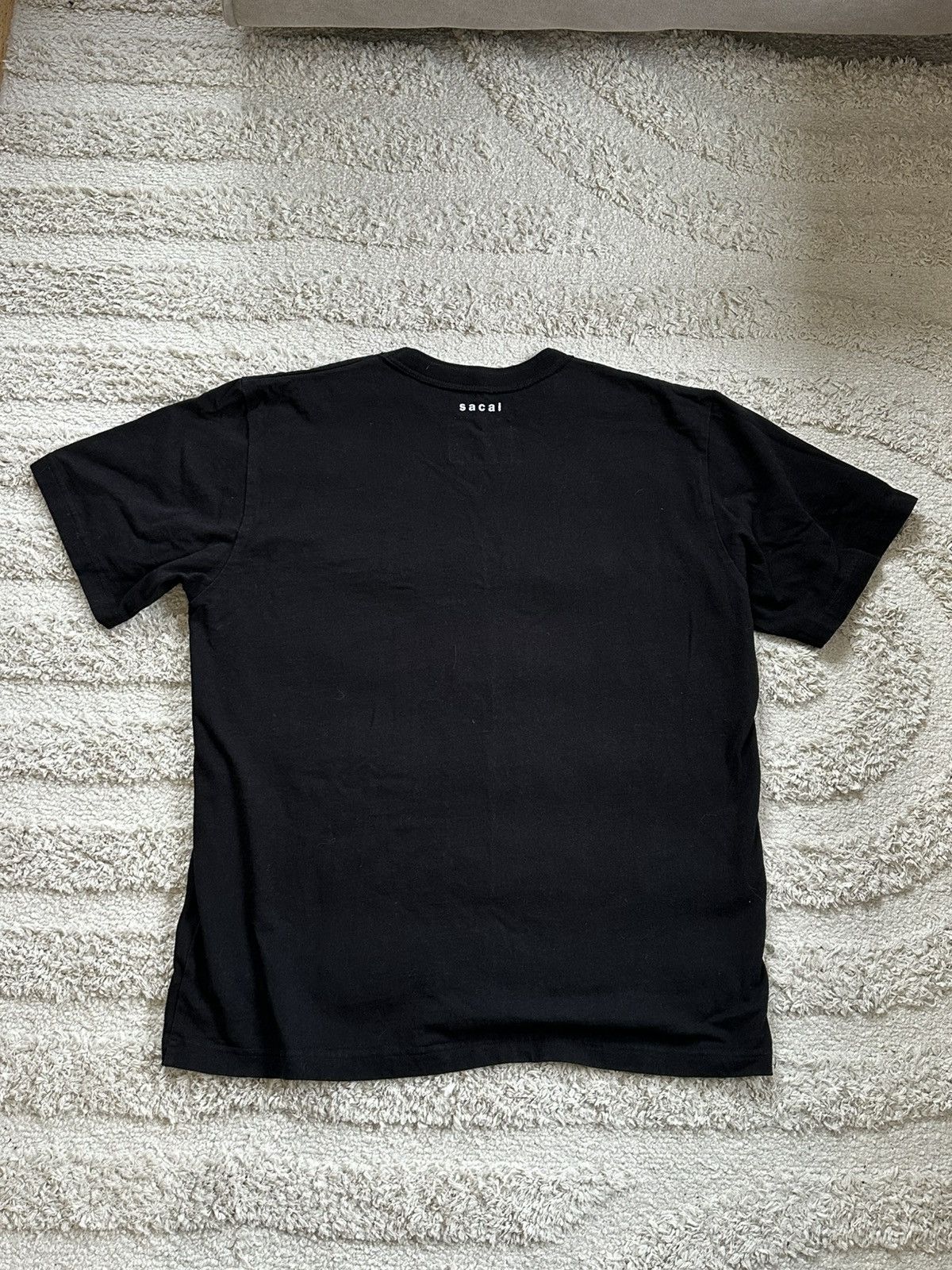 Sacai KAWS x Sacai Embroidery T-shirt Black Size US L / EU 52-54 / 3 - 6 Thumbnail