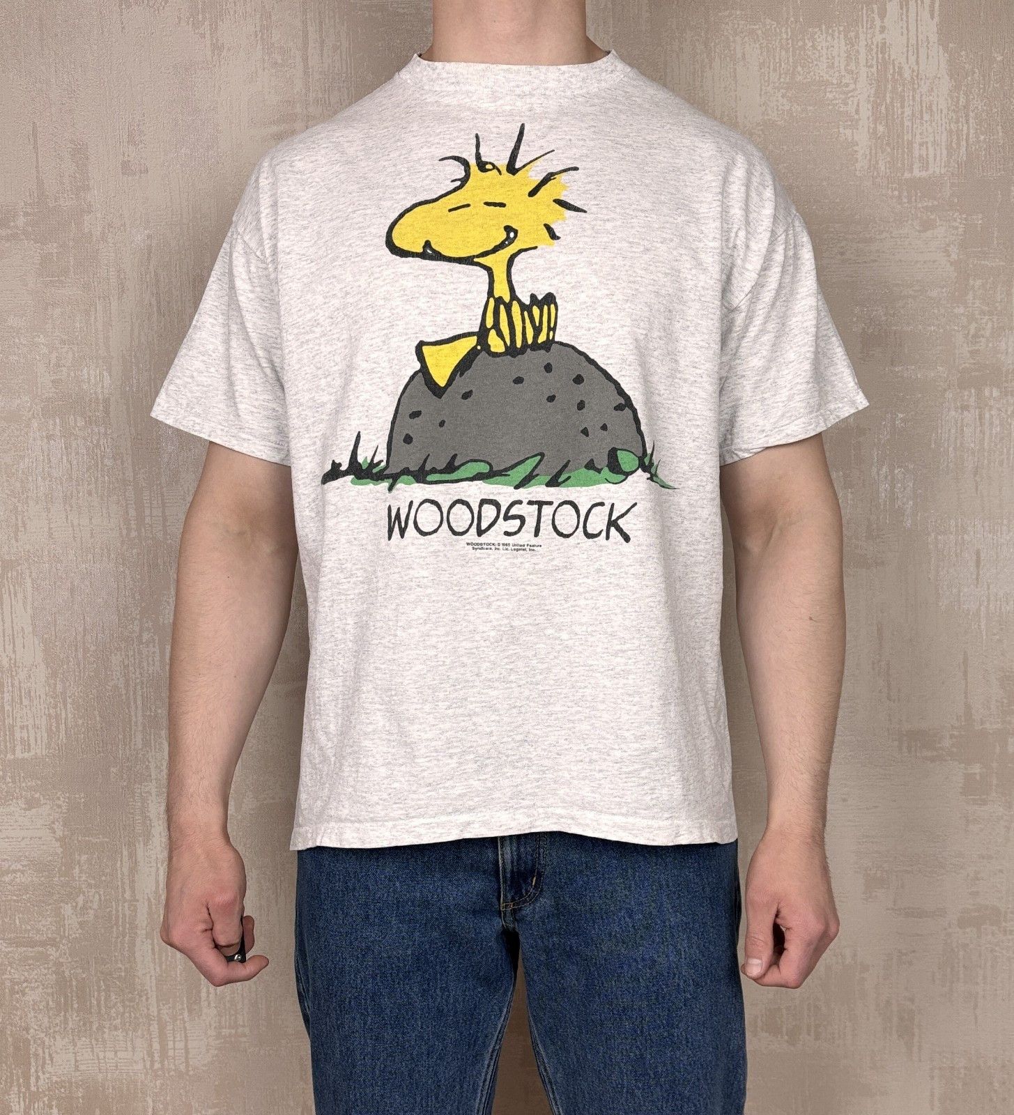 Delta Vintage Woodstock 1969 Peanuts T-shirt Single Stitch USA Size US XL / EU 56 / 4 - 2 Thumbnail