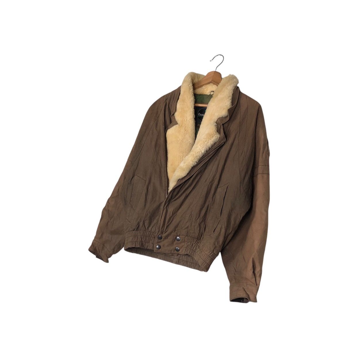 Japanese Brand Vintage Biker Leather Jacket Enzo Molteni Italy Issey Miyake Size US M / EU 48-50 / 2 - 3 Thumbnail