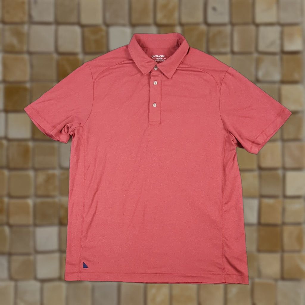 UNTUCKit UNTUCKit Polo Men's Stretch Polyester Golf Collared Shirt Size Medium Athletic Shirt Size US M / EU 48-50 / 2 - 1 Thumbnail