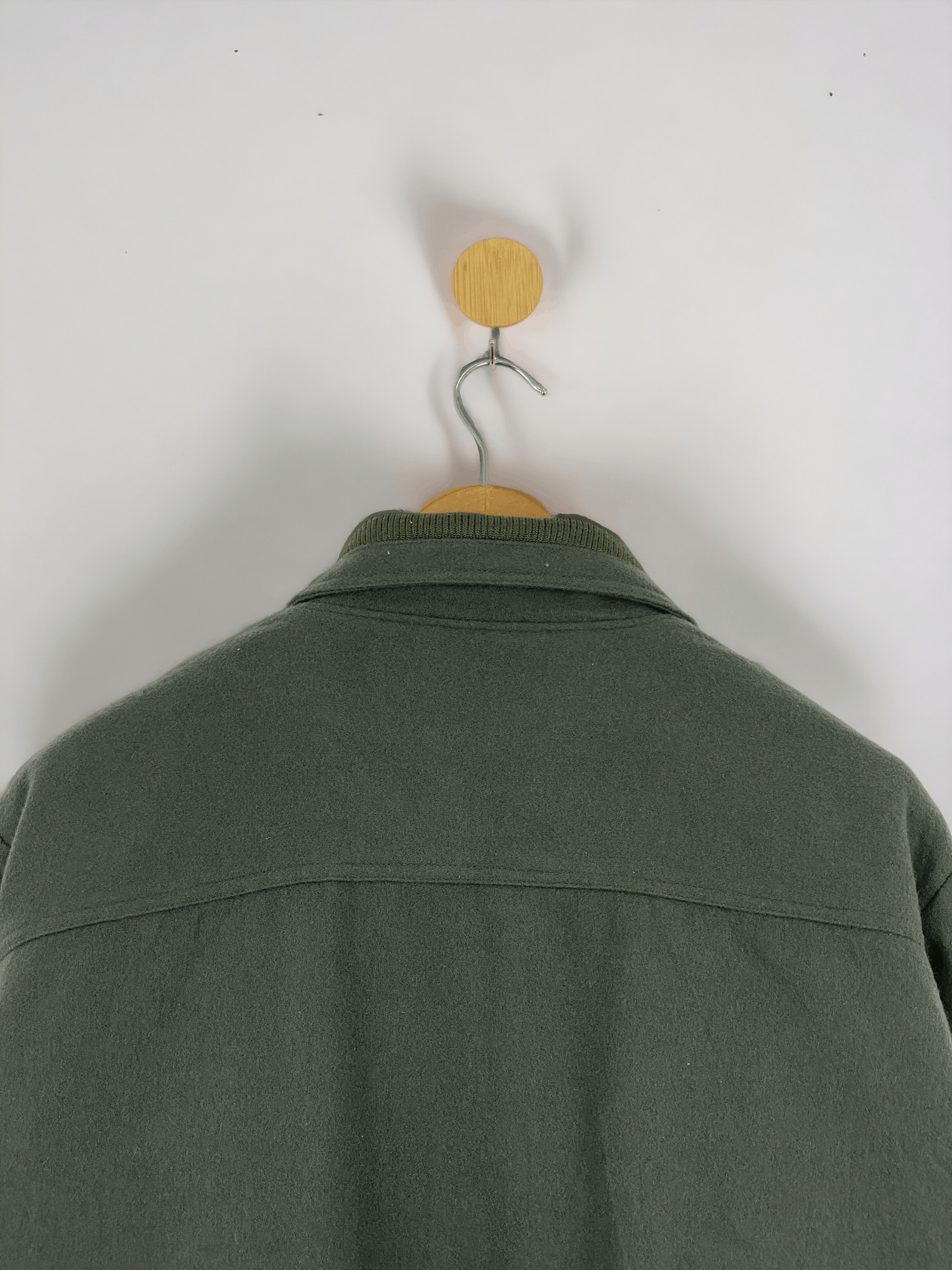 Japanese Brand Vintage 90s Japanese Brand Zipper Up Wool Jacket JA0039 Size US XXL / EU 58 / 5 - 4 Thumbnail
