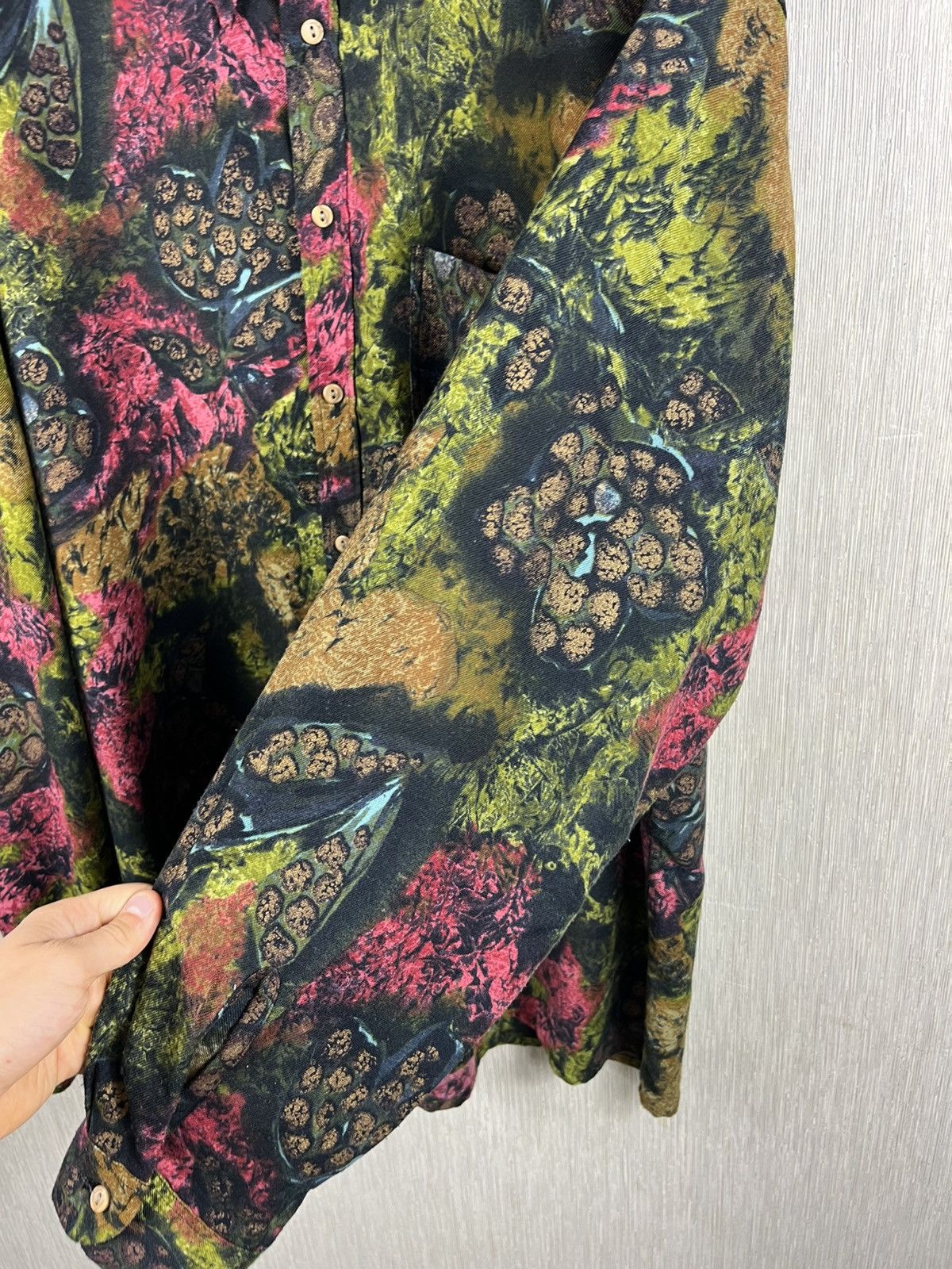 Vintage Vintage Double Duty retro crazy patterned full print shirt Size US XL / EU 56 / 4 - 11 Thumbnail