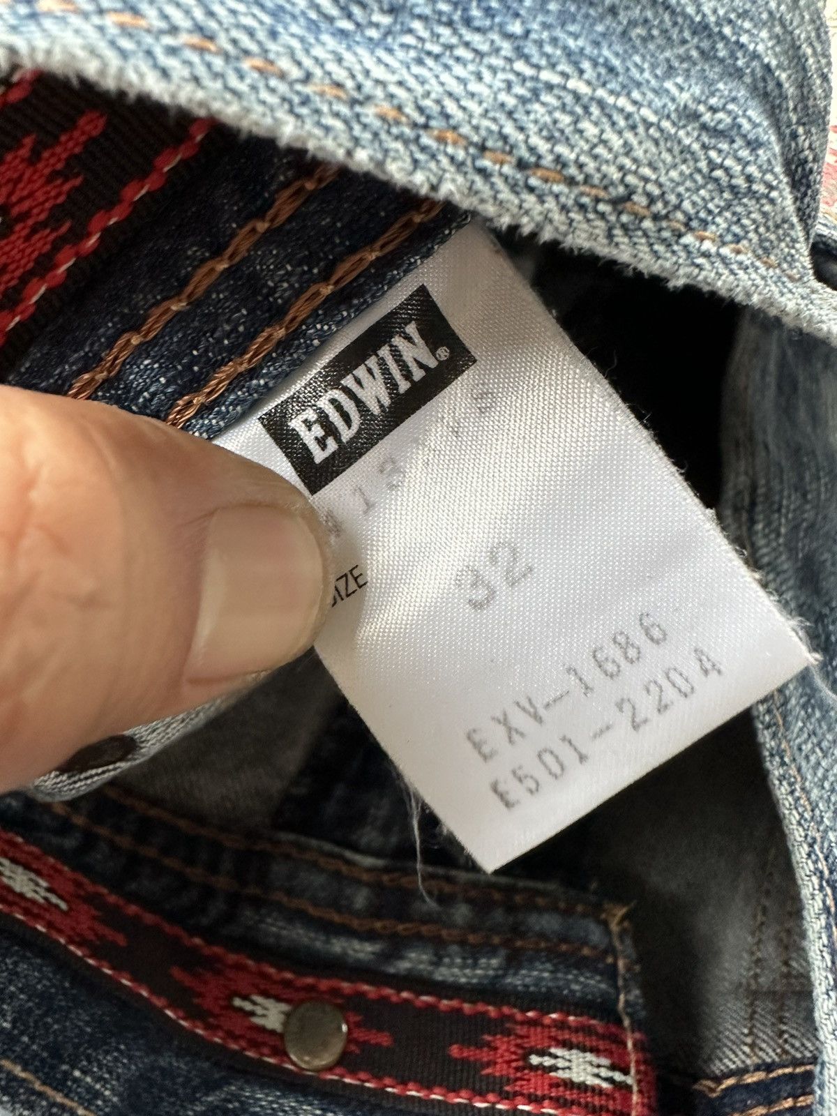 Edwin Vtg 90s Edwin 413Xvs Bushpant 6 Pocket Denim 32x32 D441 Size US 32 / EU 48 - 17 Thumbnail