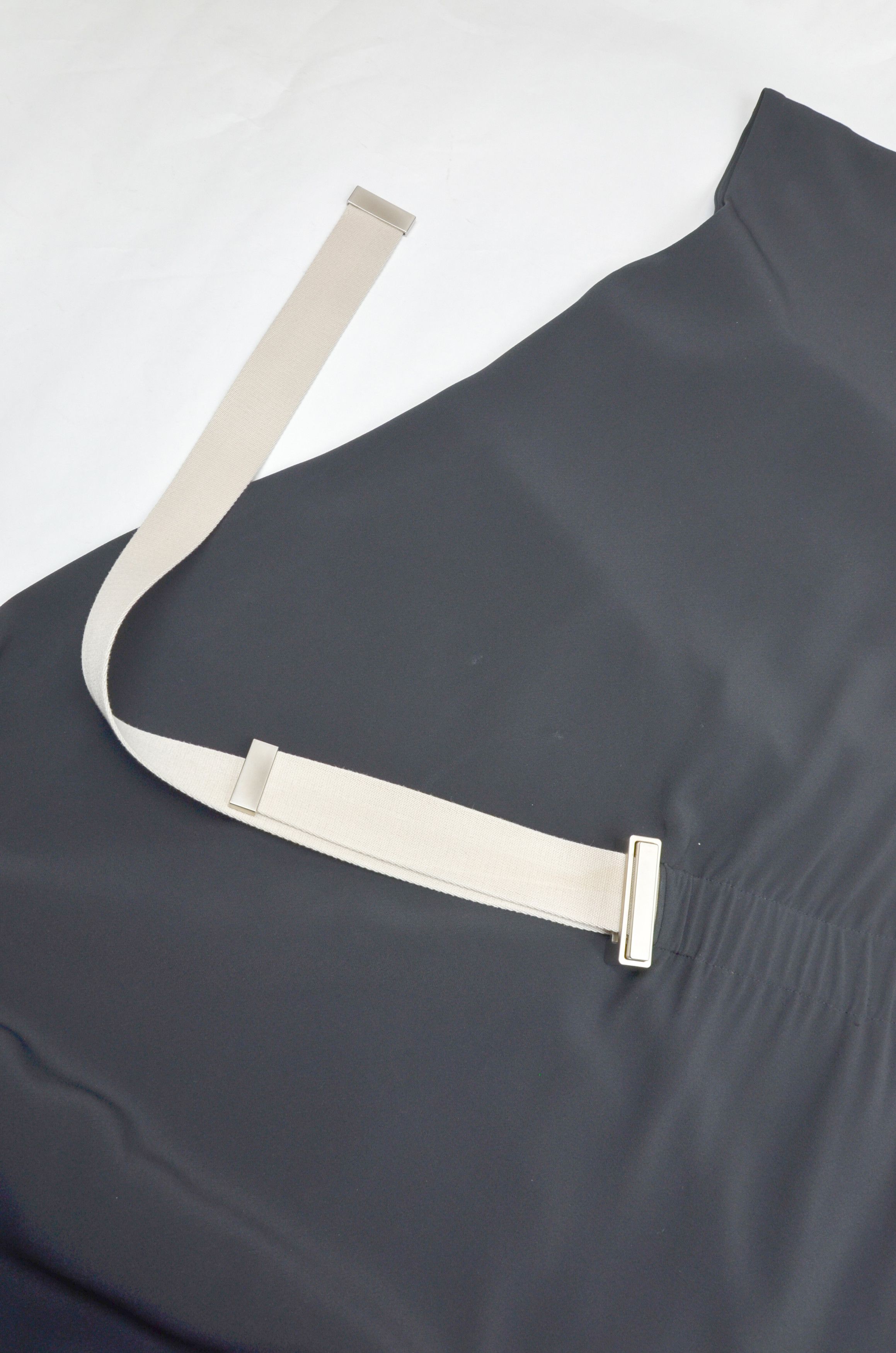 Acne Studios Acne Studios Asymmetric Black Maxi Dress Belted - Size 38 Size S / US 4 / IT 40 - 5 Thumbnail