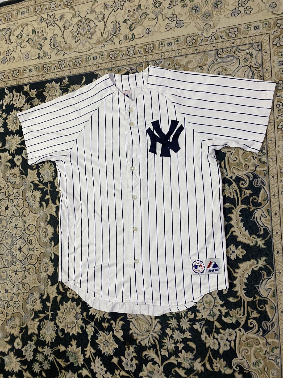 Majestic Vintage Majestic New York Yankees Pullover Jersey Size US L / EU 52-54 / 3 - 2 Thumbnail