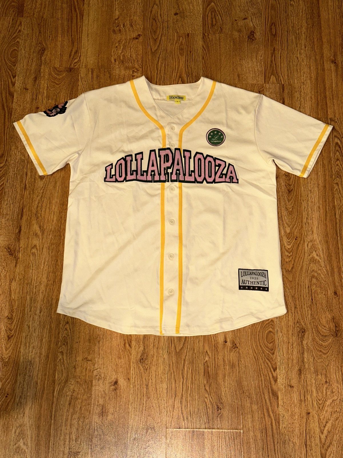 Other LOLLAPALOOZA Lolla Classic Logo Spell Out Baseball Tee Large Size US L / EU 52-54 / 3 - 1 Thumbnail