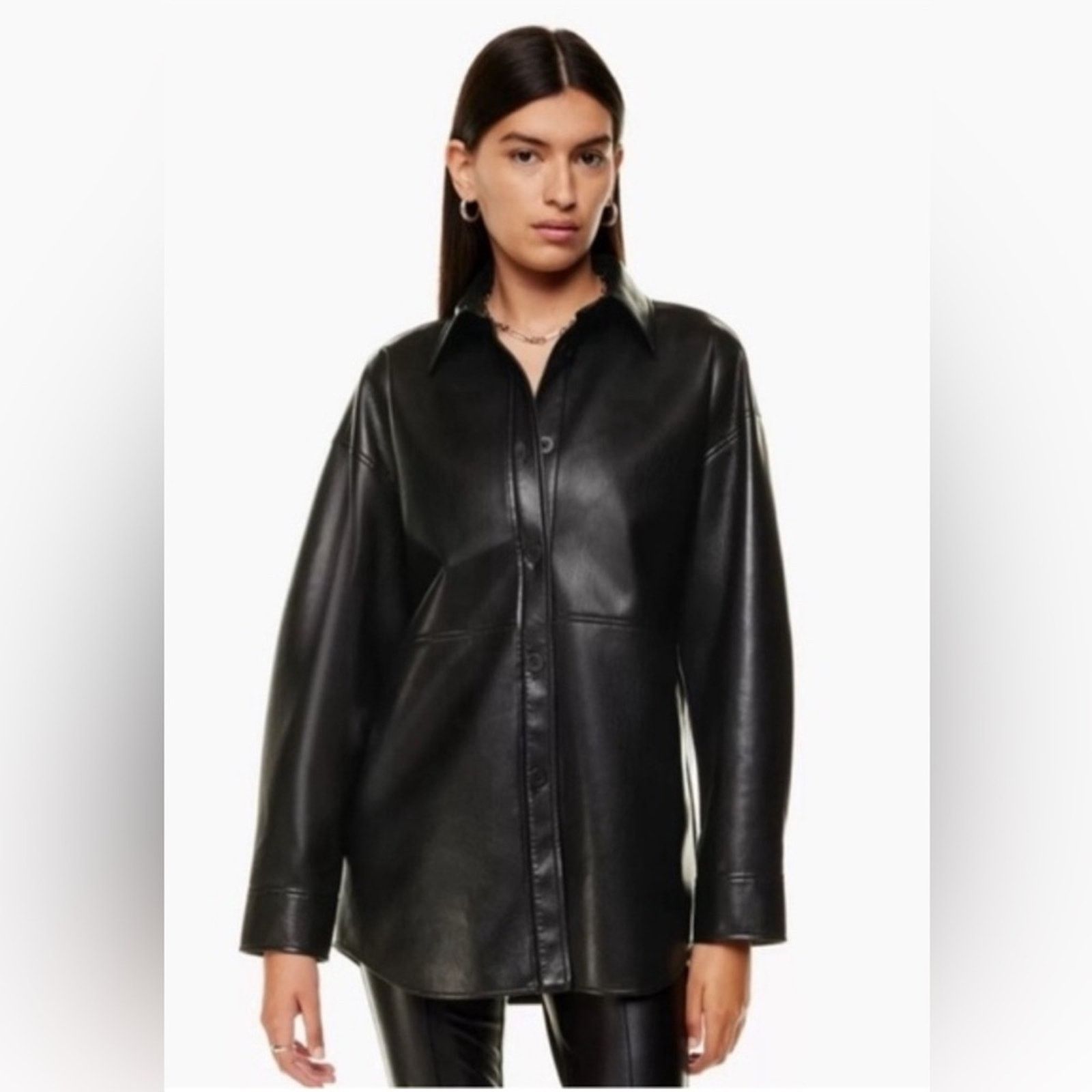 Aritzia ARITIZIA Babaton Pelli vegan leather chic biker Y2K jacket S Size S / US 4 / IT 40 - 1 Thumbnail