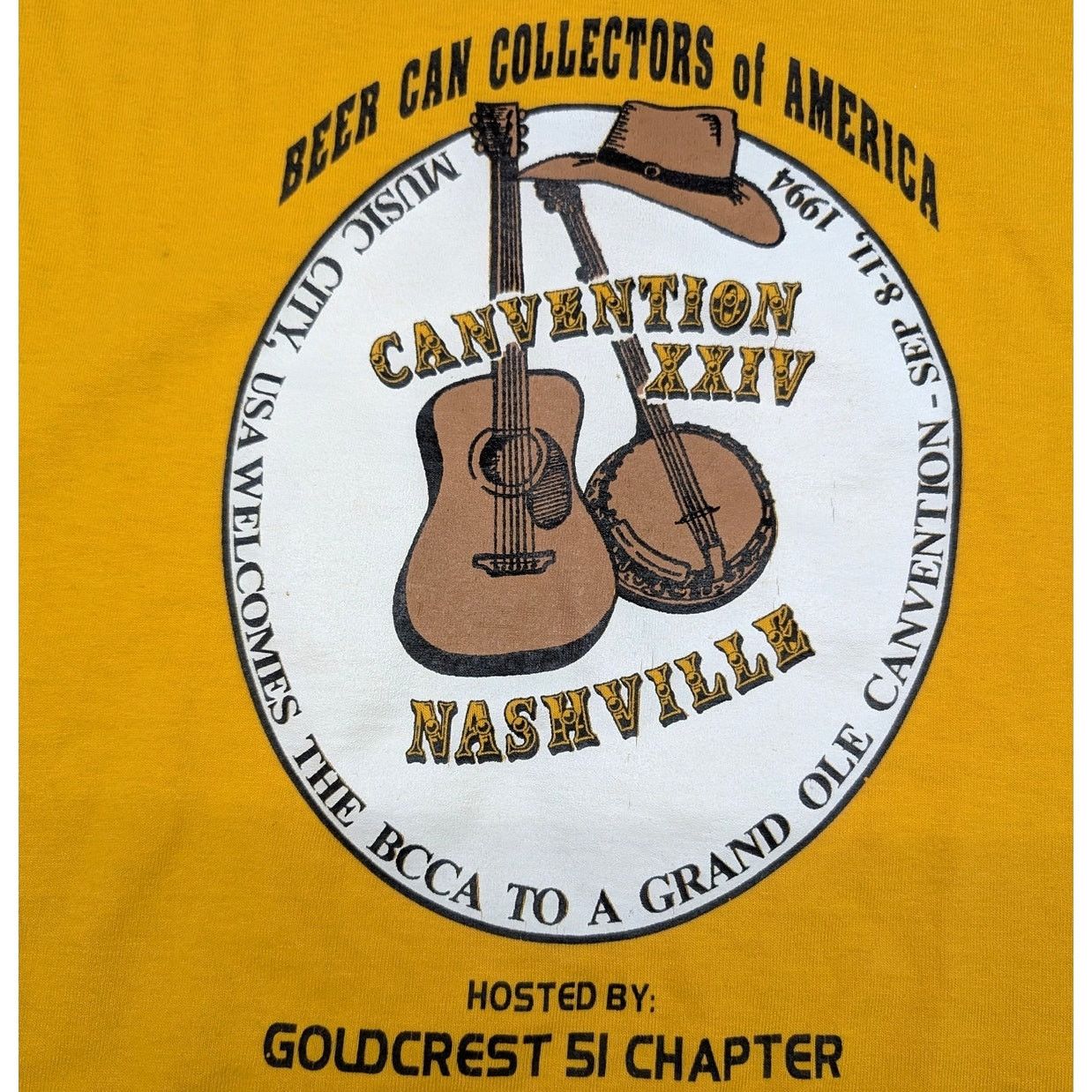 Fruit Of The Loom × Vintage Vintage 90s Goldcrest 51 Brewing Company Nashville t-shirt Size US XXL / EU 58 / 5 - 2 Thumbnail