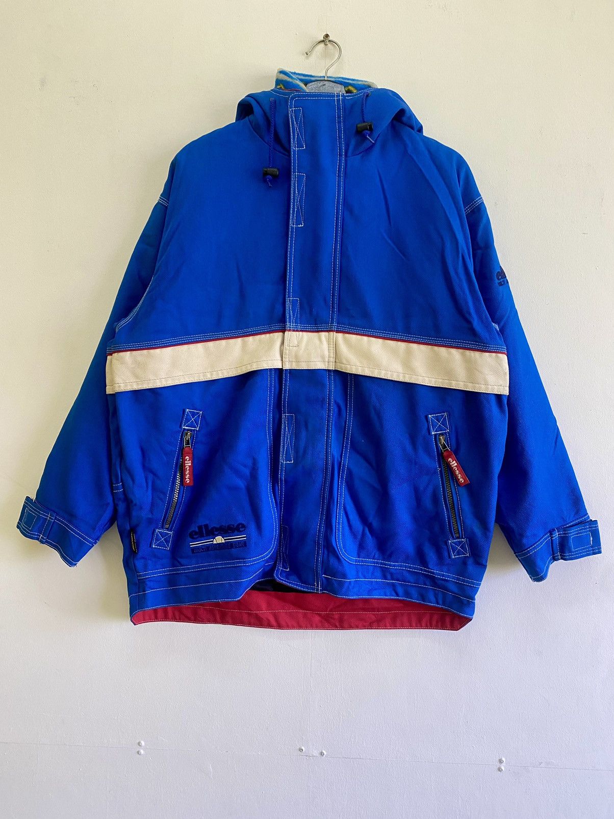 Descente × Ellesse × Goldwin Vintage 90s Ellesse Multi Function Gear Skii Jacket Size US S / EU 44-46 / 1 - 3 Thumbnail