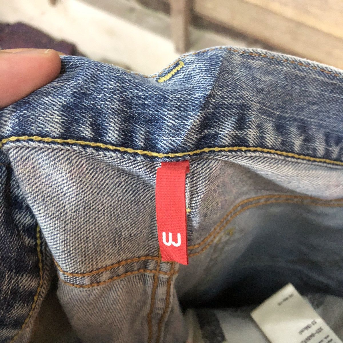 Japanese Brand Uniqlo Jeans Blue faded vintage Denim Pants #7326 Size 32" / US 10 / IT 46 - 21 Thumbnail