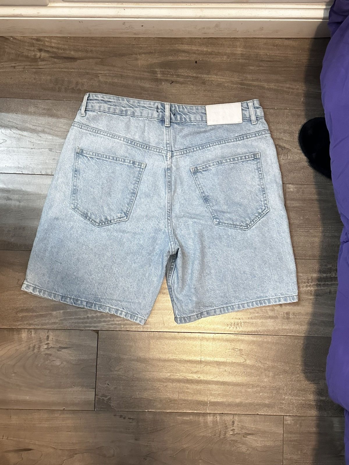Boohoo Dove Design Streetwear Denim Jorts Streetwear Size US 32 / EU 48 - 4 Thumbnail