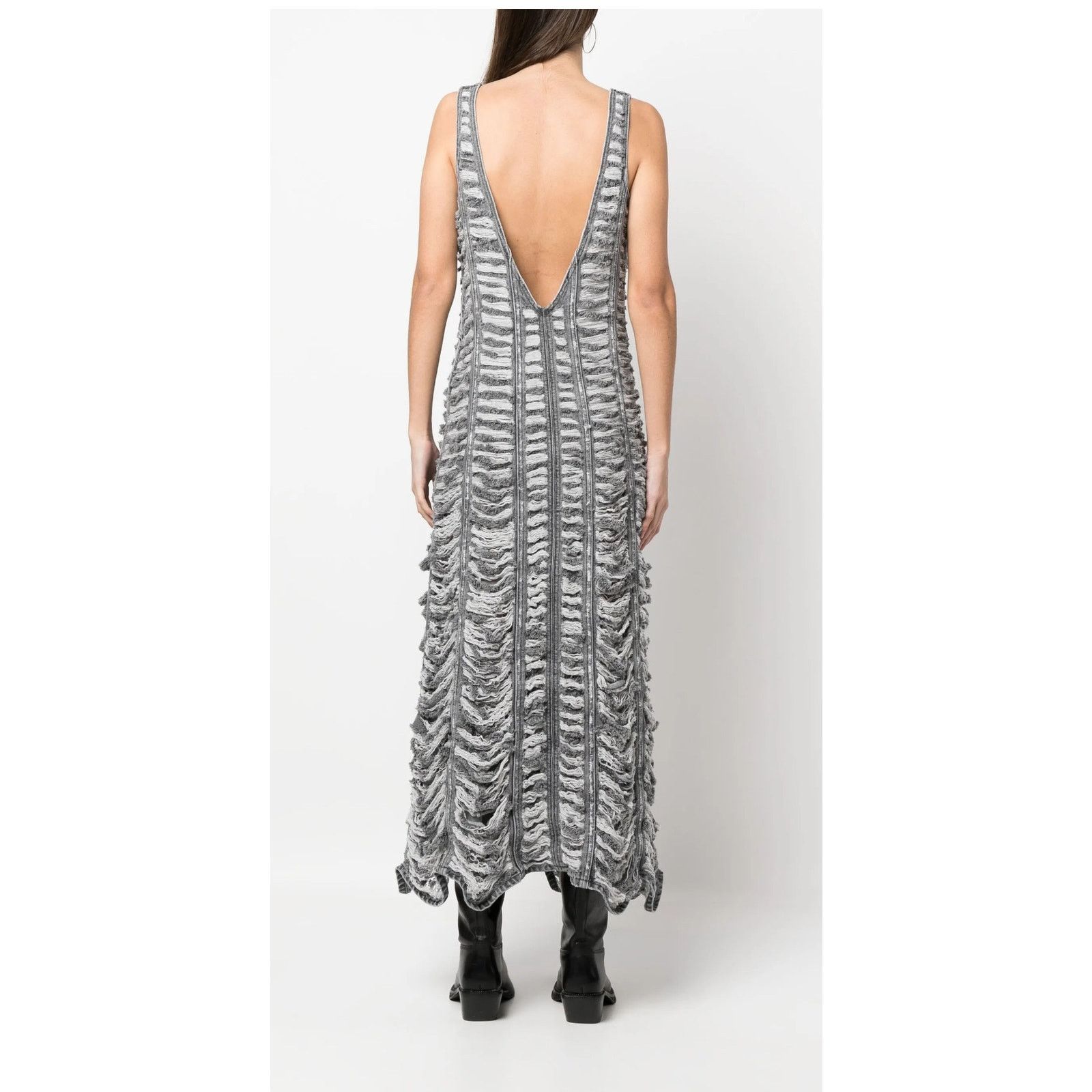 Diesel Diesel De-Arie-ads Distressed Denim Dress NWT Size Small Size S / US 4 / IT 40 - 4 Thumbnail