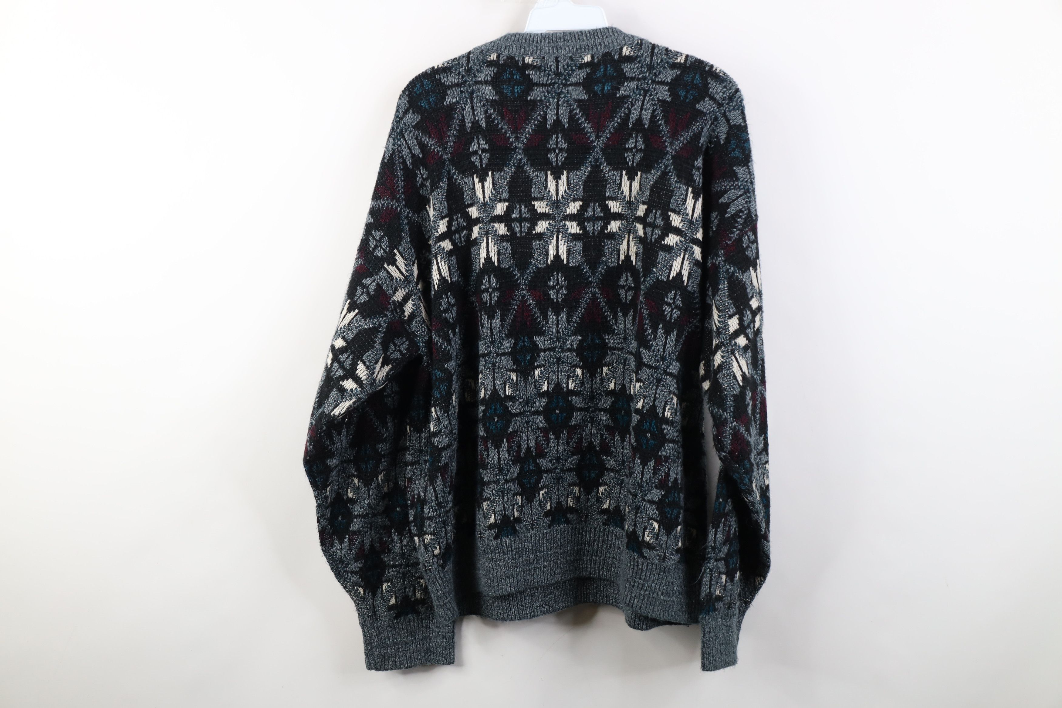 Vintage Vintage 90s Streetwear Knit Crewneck Sweater Acrylic USA Size US L / EU 52-54 / 3 - 8 Thumbnail