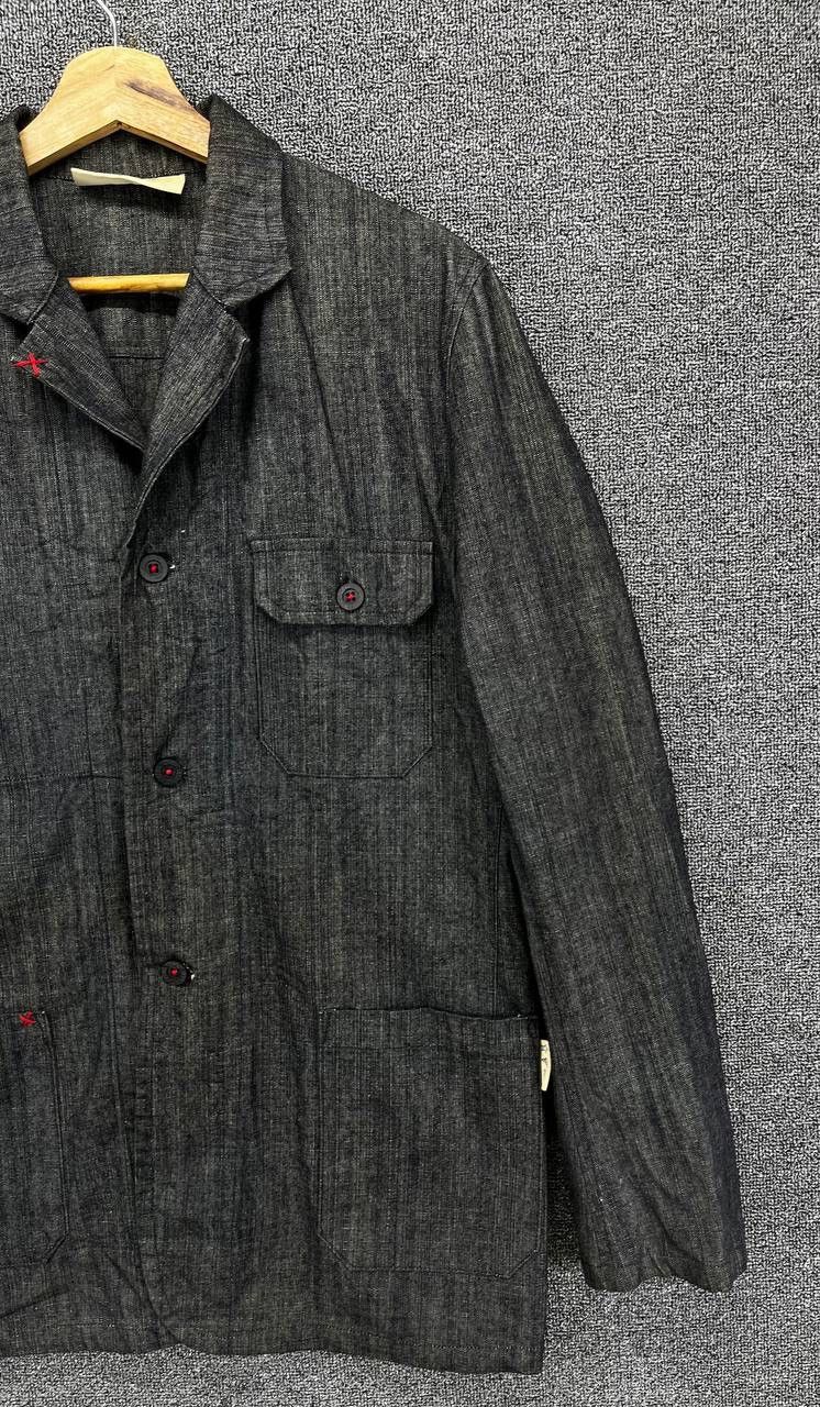 Japanese Brand × Vintage Vintage Tess Japanese Denim Jeans Chore Jacket Size US M / EU 48-50 / 2 - 3 Thumbnail