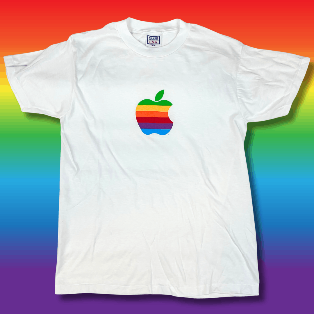 VTG Apple Rainbow Logo Mac Macintosh Computers NOS 90s
