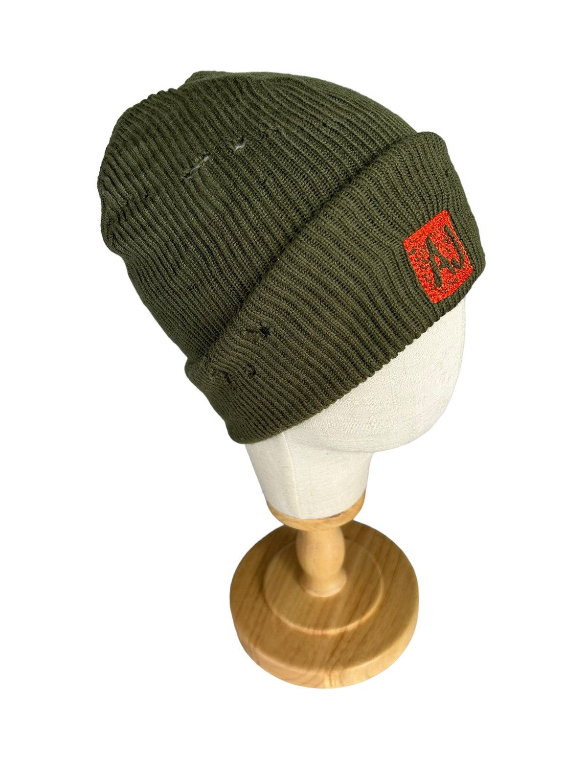 Armani × Designer ARMANI JEANS Distressed Beanie Hats Made in Italy Size ONE SIZE - 10 Thumbnail