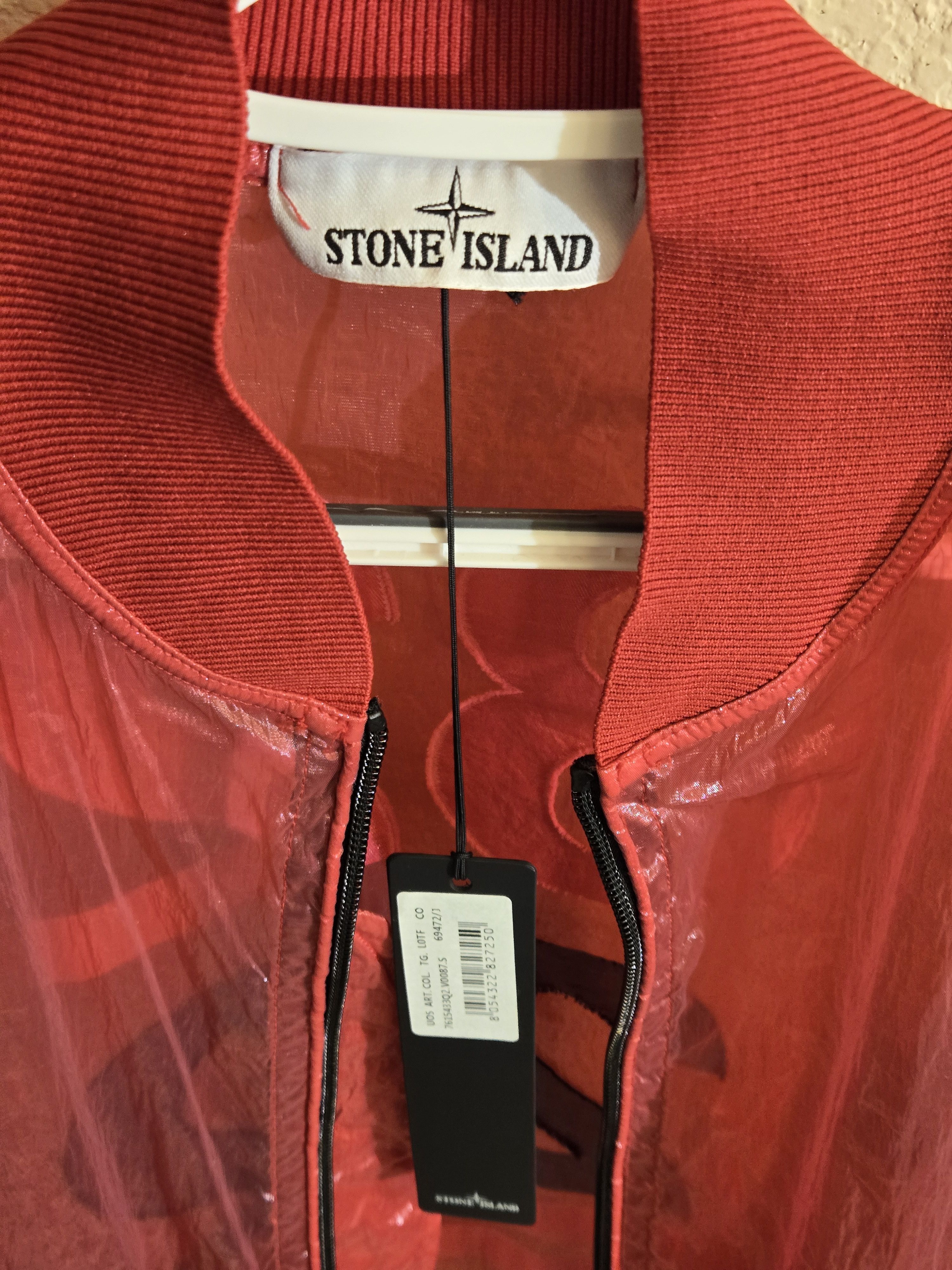 Stone Island STONE ISLAND Logo-Appliquéd Coated-Shell Bomber Jacket Size US S / EU 44-46 / 1 - 4 Thumbnail