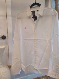 Vlone NWT VLONE White & Red V Long Sleeve Button Down Size US XL / EU 56 / 4 - 1 Thumbnail