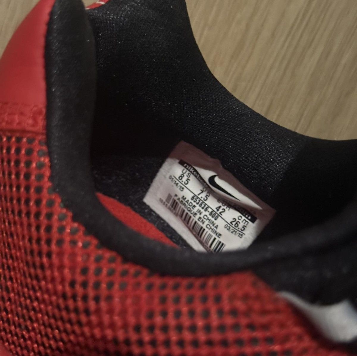 Nike Nike Zoom Run The One ‘University Red Grey’ Size US 8.5 / EU 41-42 - 5 Thumbnail