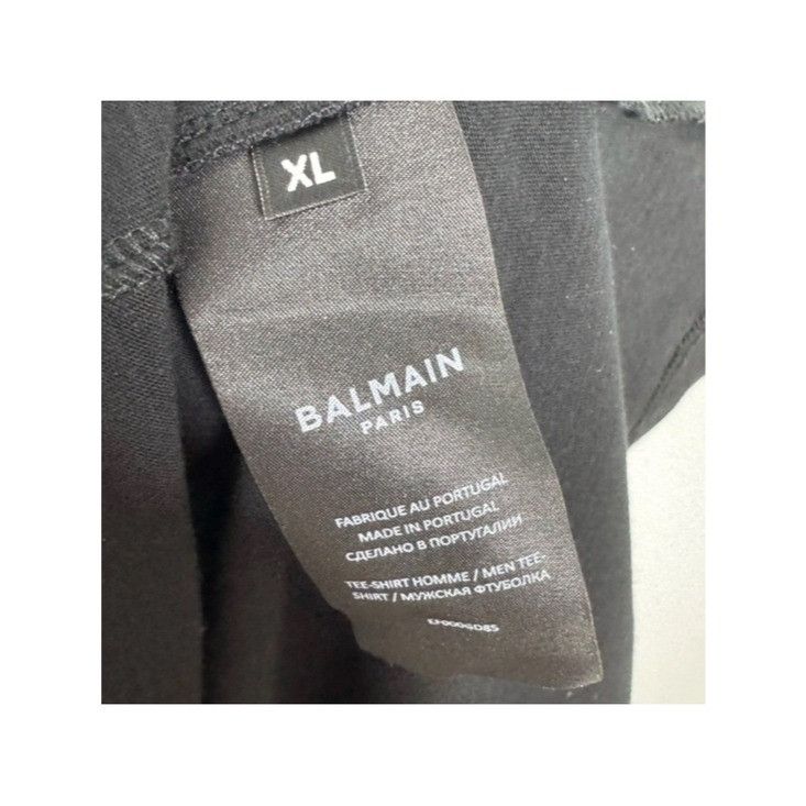 Balmain Balmain Palm Tree Print Graphic T-ShirtBlack Men's XL Size US XL / EU 56 / 4 - 4 Thumbnail
