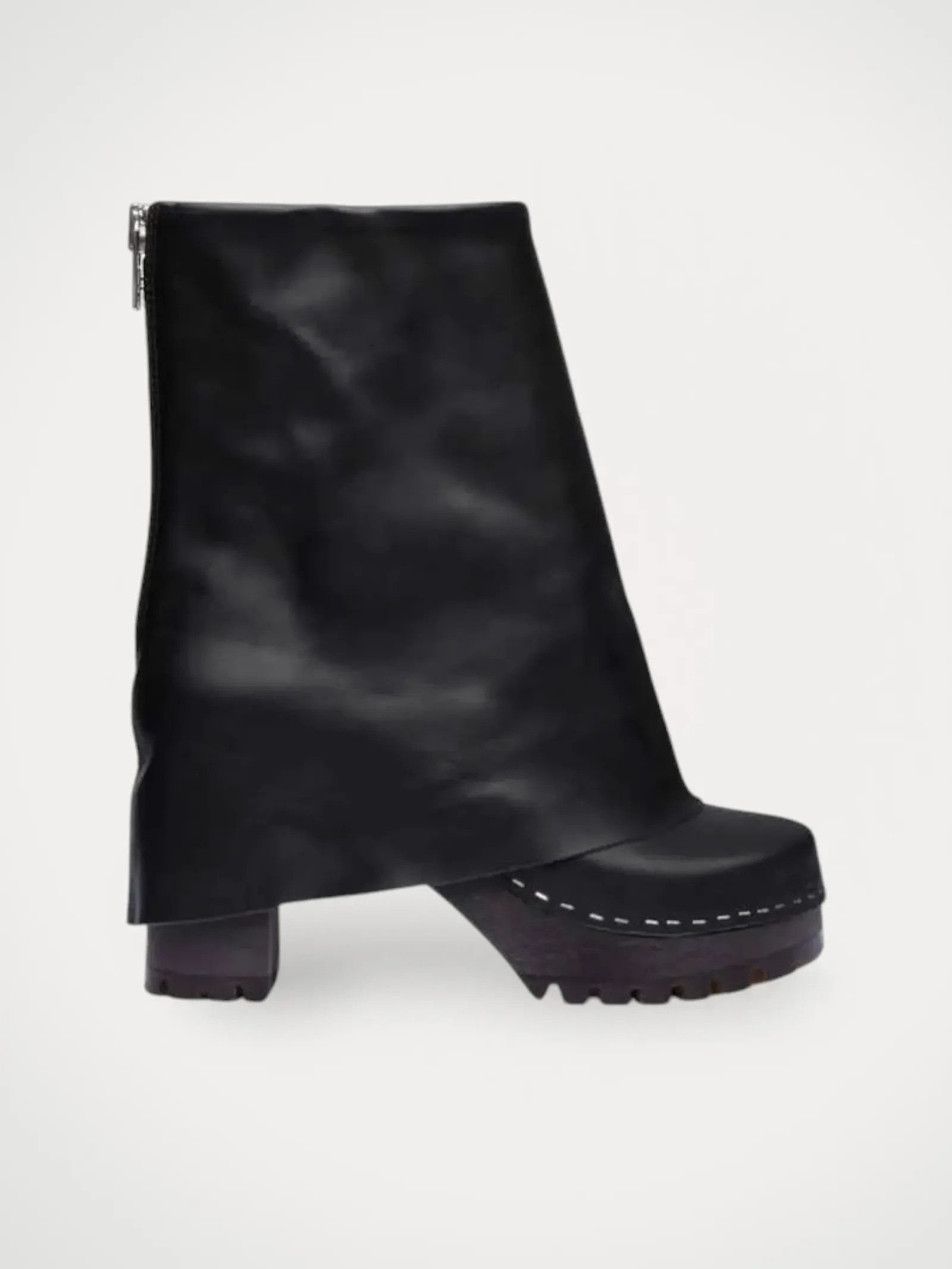 Swedish Hasbeens Swedish Hasbeens Bootcut Boot Heels Size US 8 / IT 38 - 1 Thumbnail