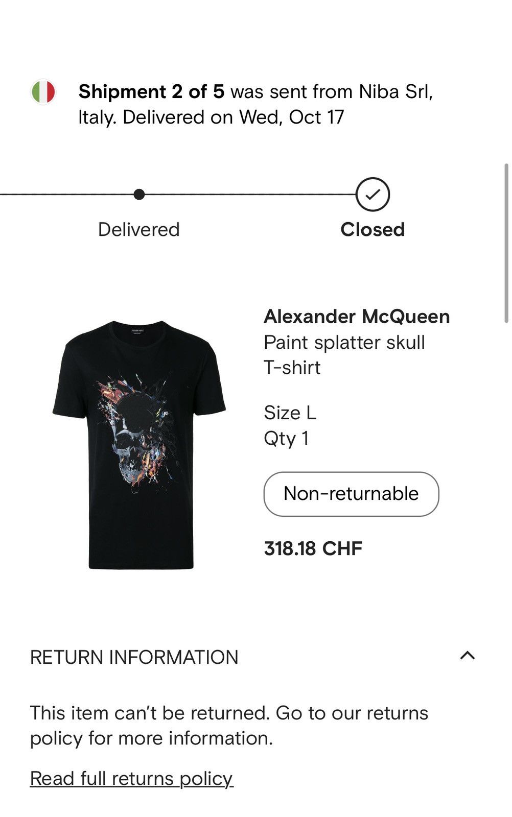 Alexander McQueen Alexander McQueen Skull T-Shirt Size US L / EU 52-54 / 3 - 12 Thumbnail