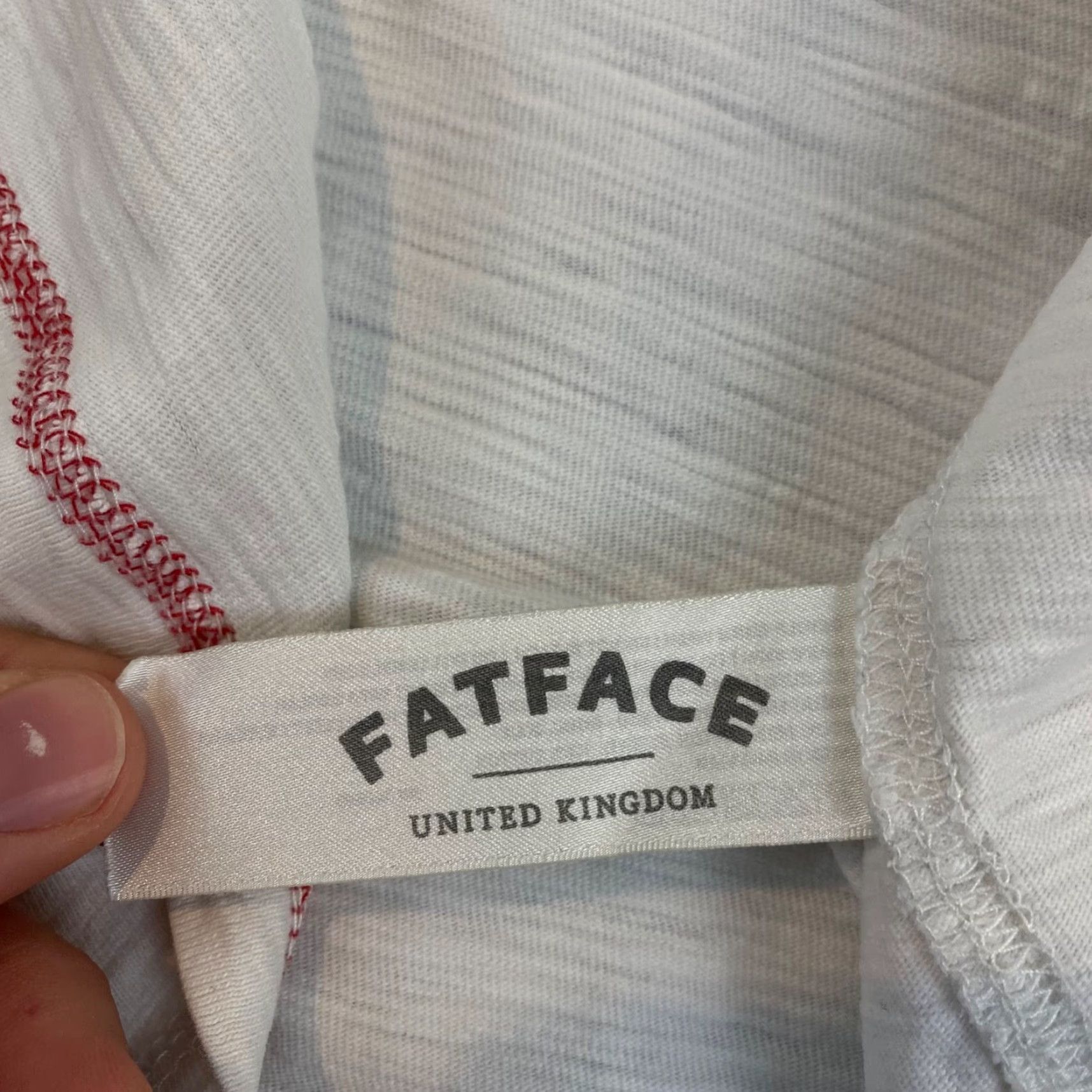 FatFace Fat Face Shirt Men Small White Blue Pocket Tee Crewneck British Top Short Sleeve Size US S / EU 44-46 / 1 - 7 Thumbnail