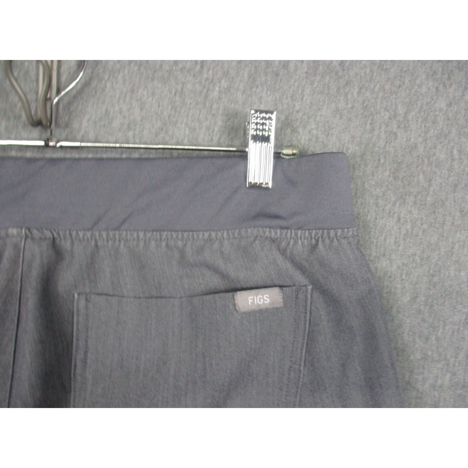 Vintage FIGS Scrub Pants Womens Medium Petite Gray Jogger Technical Collection Pockets Size 32" / US 10 / IT 46 - 7 Thumbnail